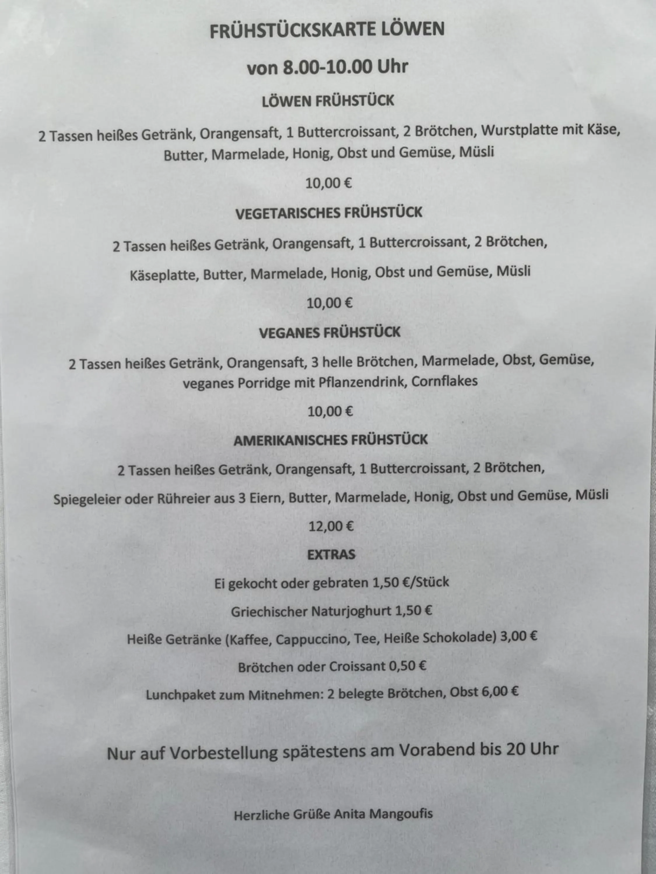 Gasthaus zum Löwen - Restaurant Akropolis