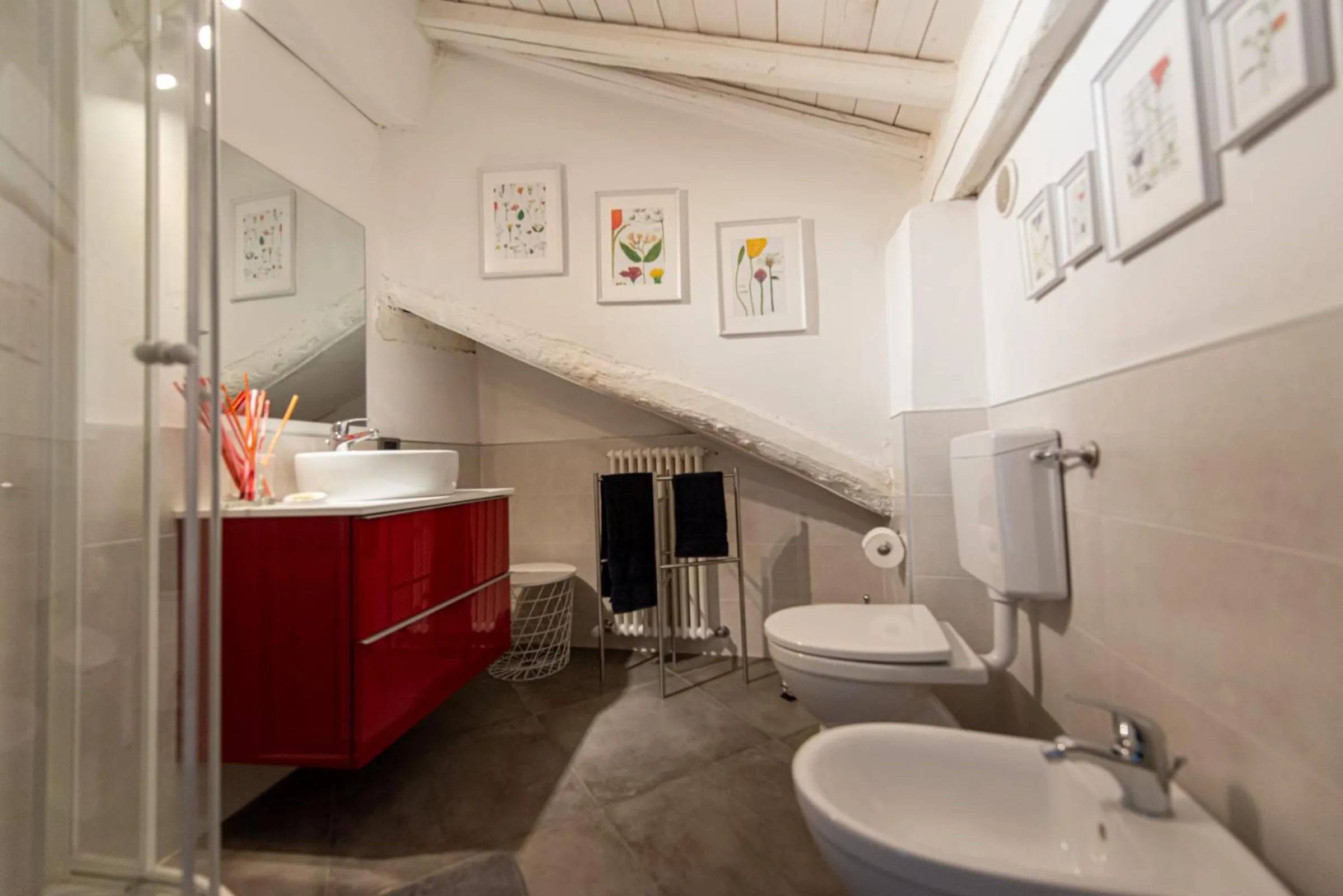 Shower in B&B Il Tetto di Anita