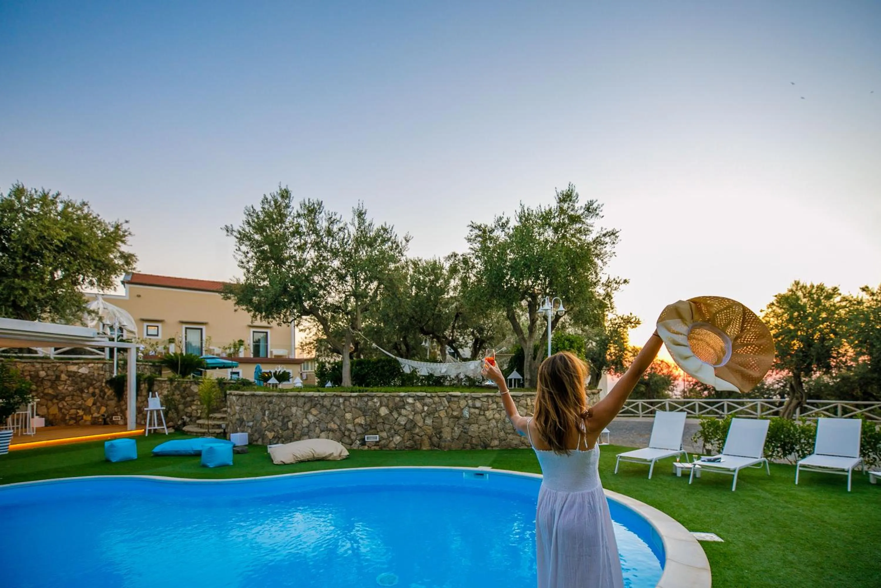 Garden in MelRose Relais