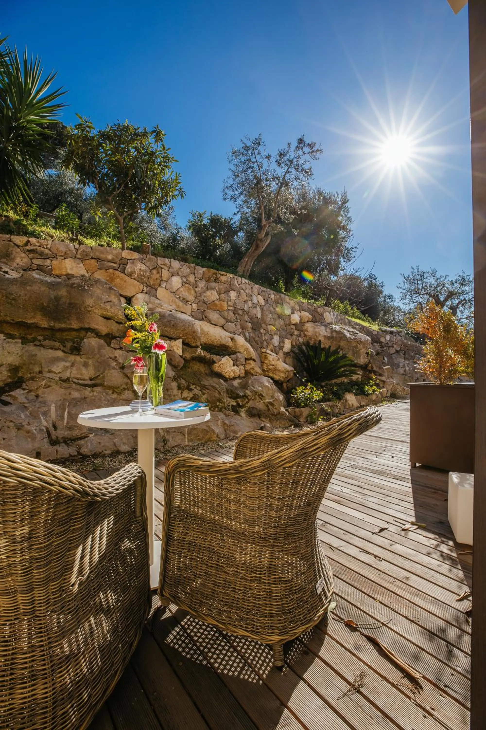 Garden in MelRose Relais