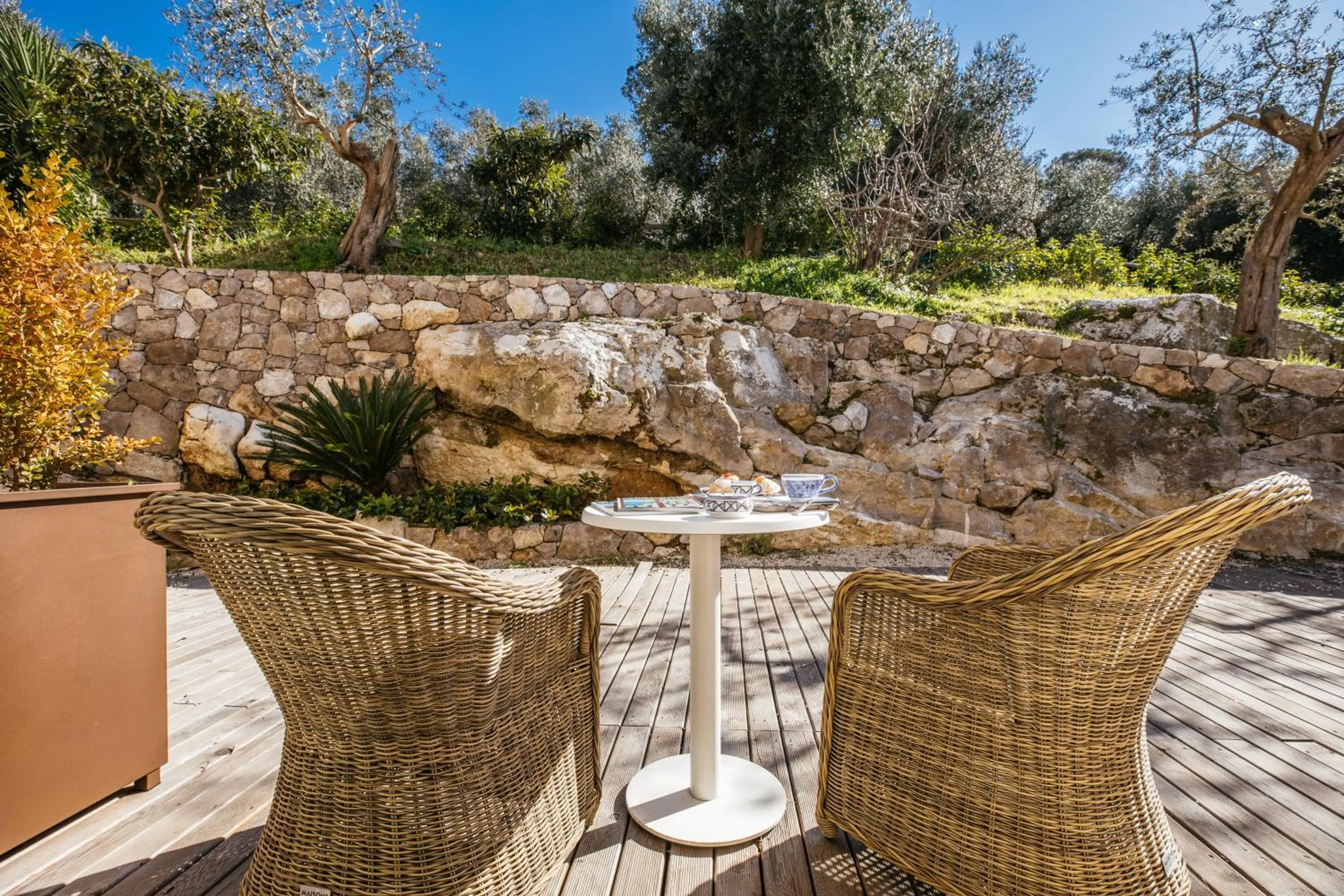 Garden in MelRose Relais