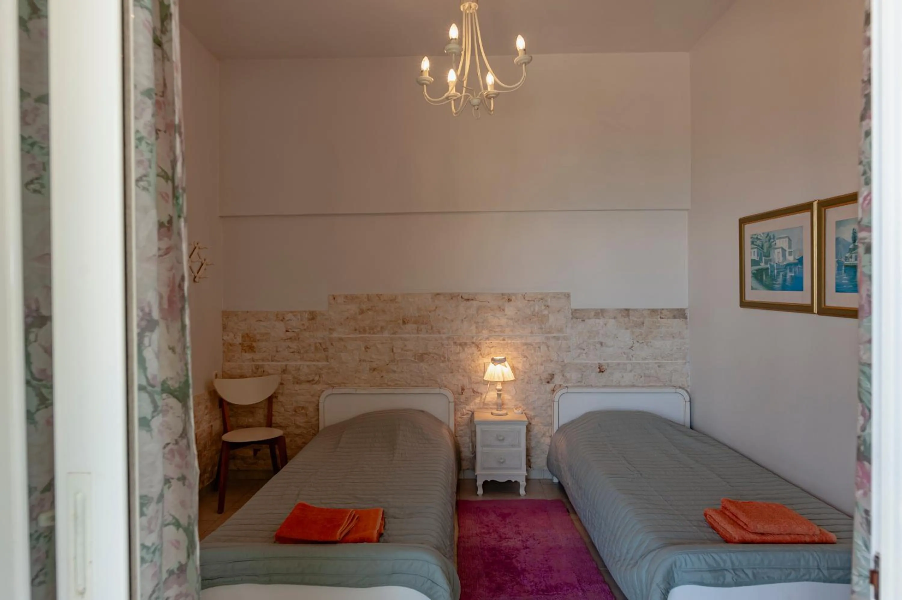 Bed in Anna Apartments Boukari