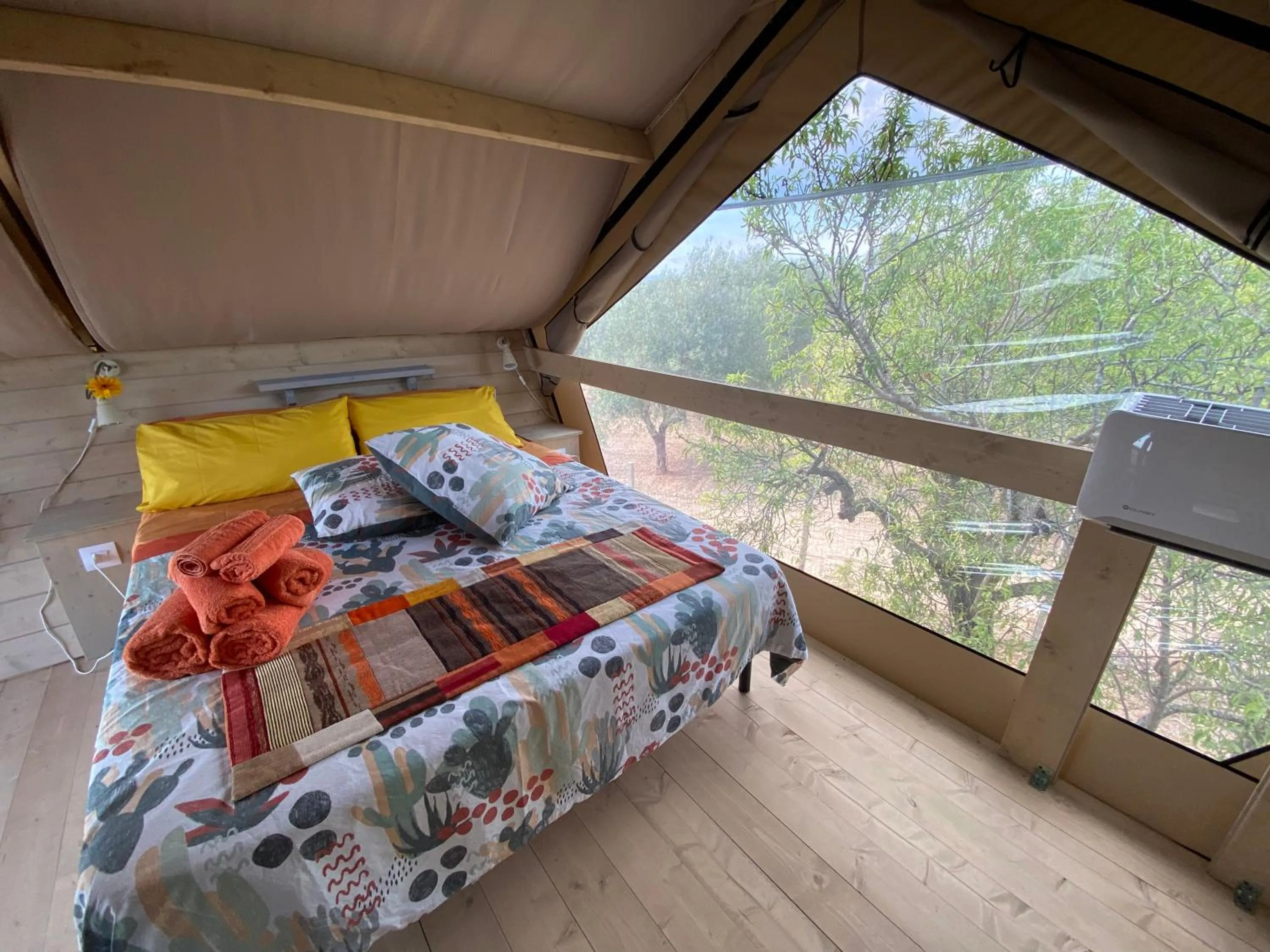 Bed in Ciriga Sicily Glamping