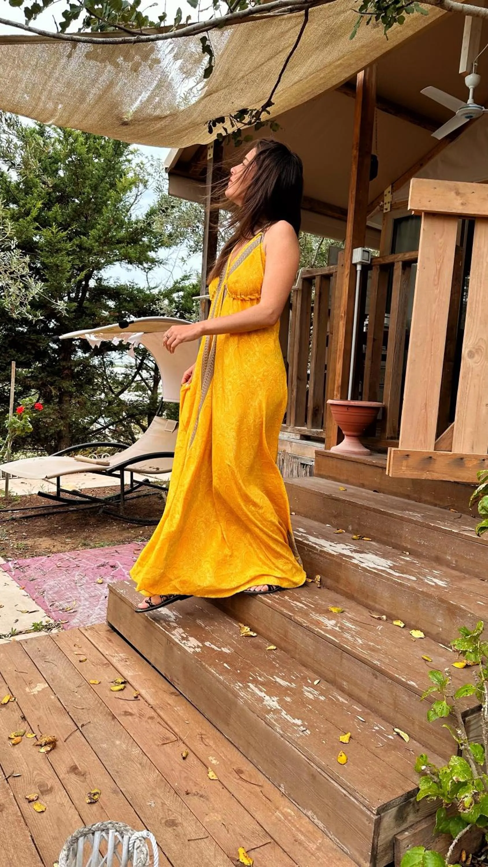 Patio in Ciriga Sicily Glamping