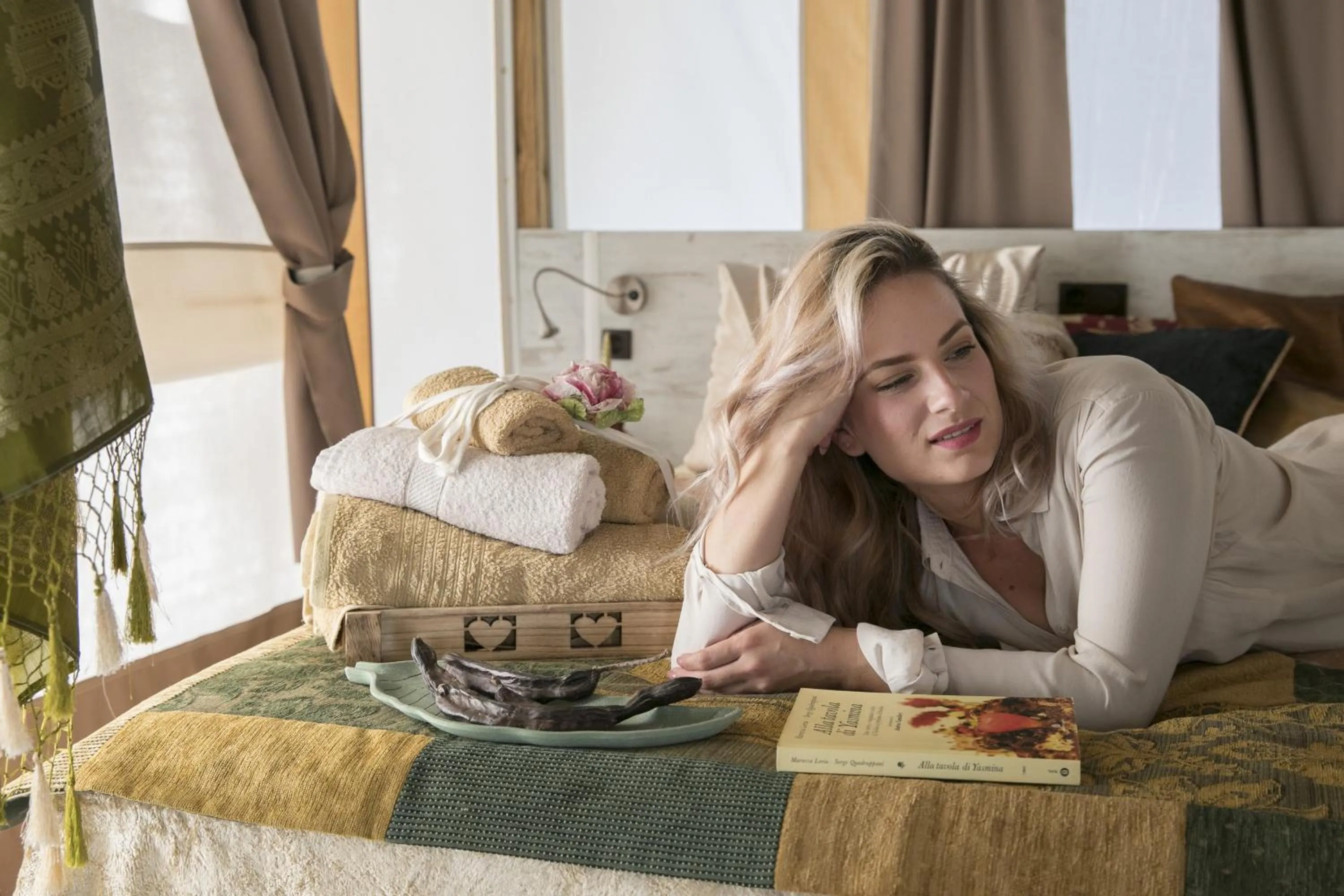 Bed in Ciriga Sicily Glamping