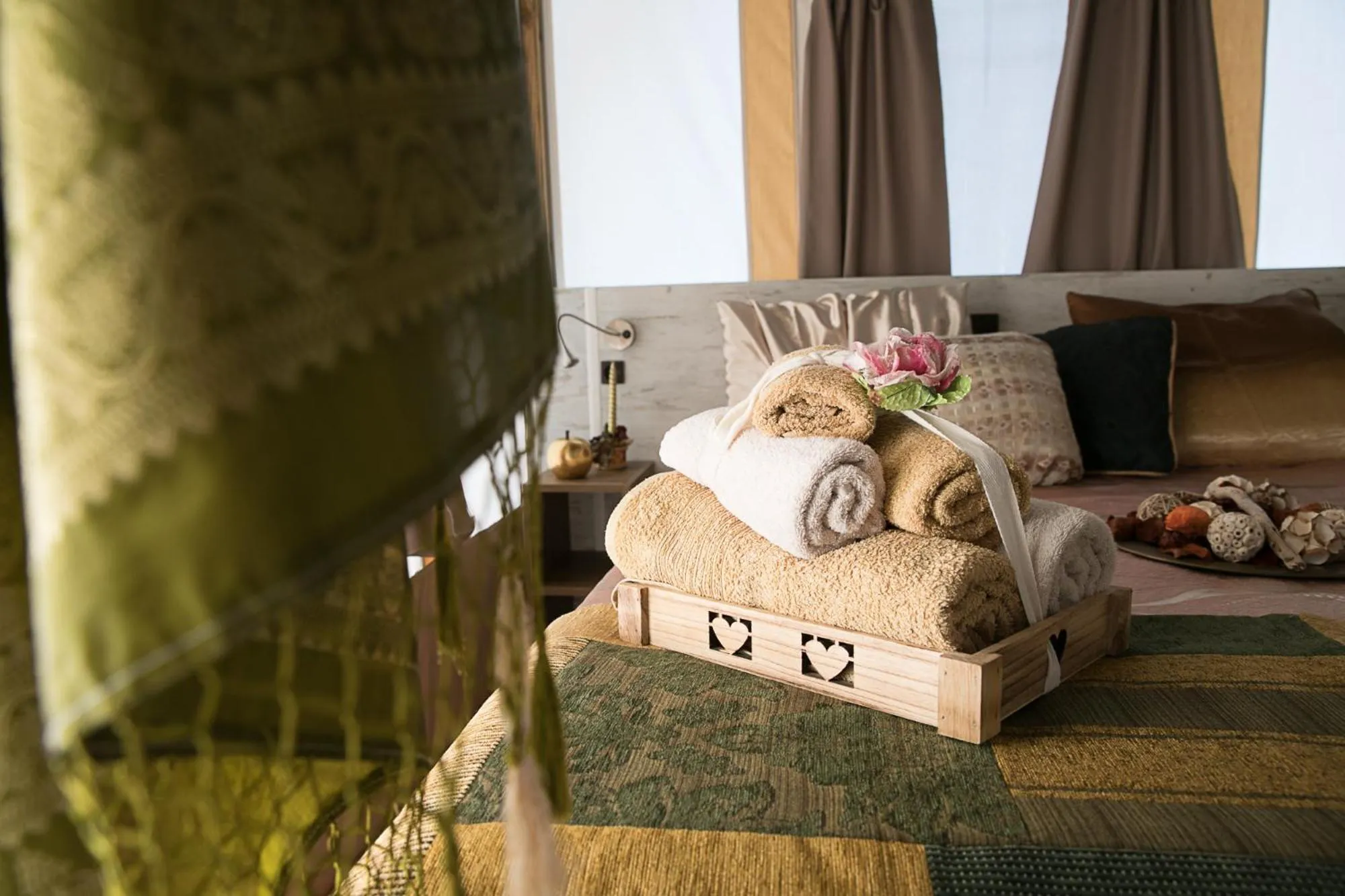 Bed in Ciriga Sicily Glamping