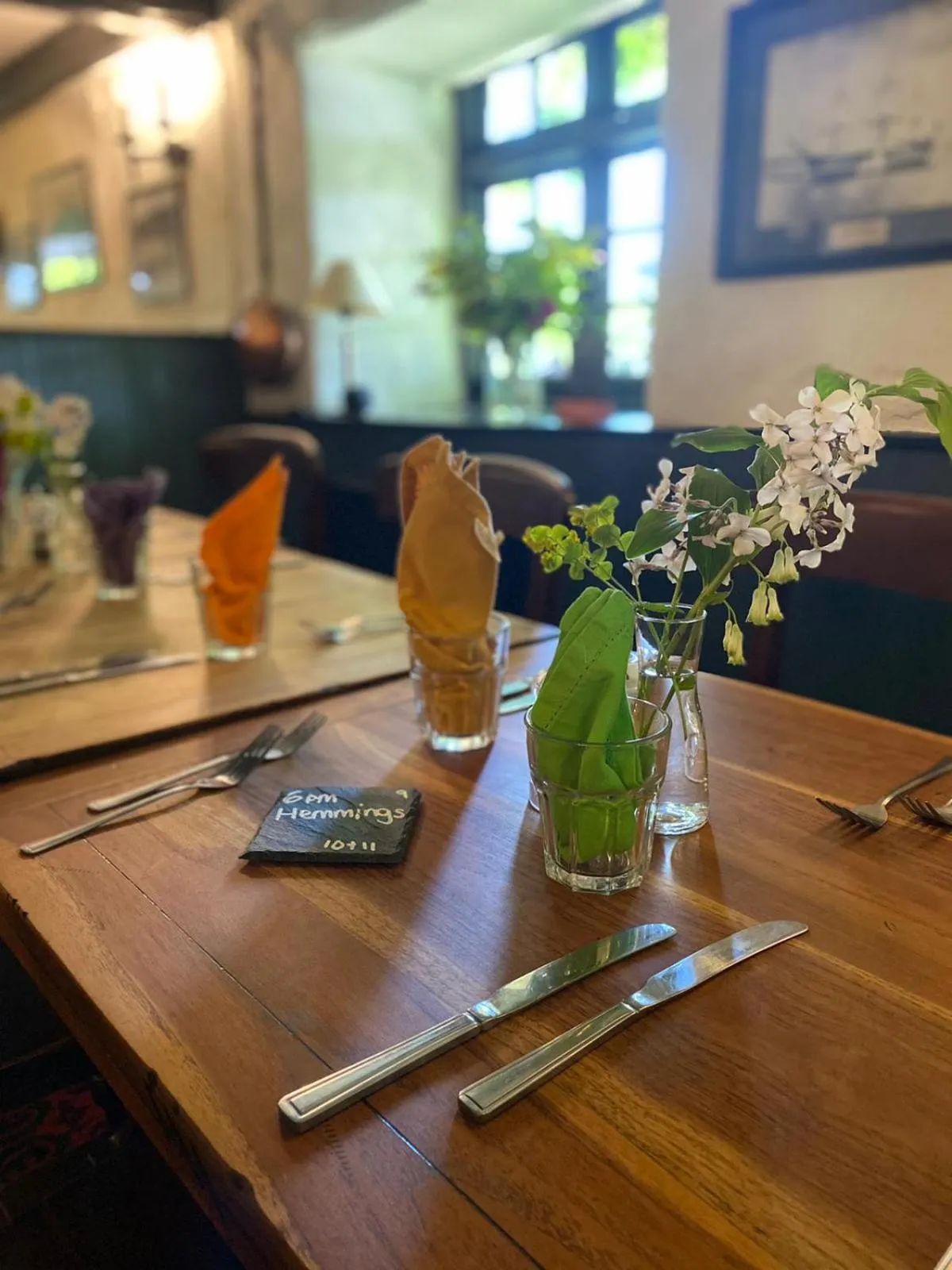 Dining area in The Crown Inn