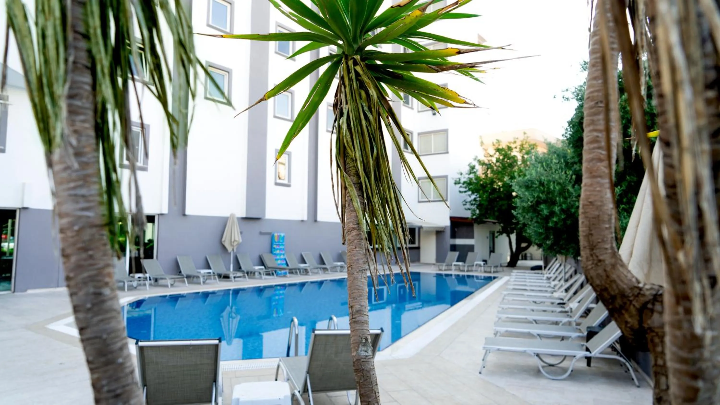 Pool view in Mert Seaside Hotel