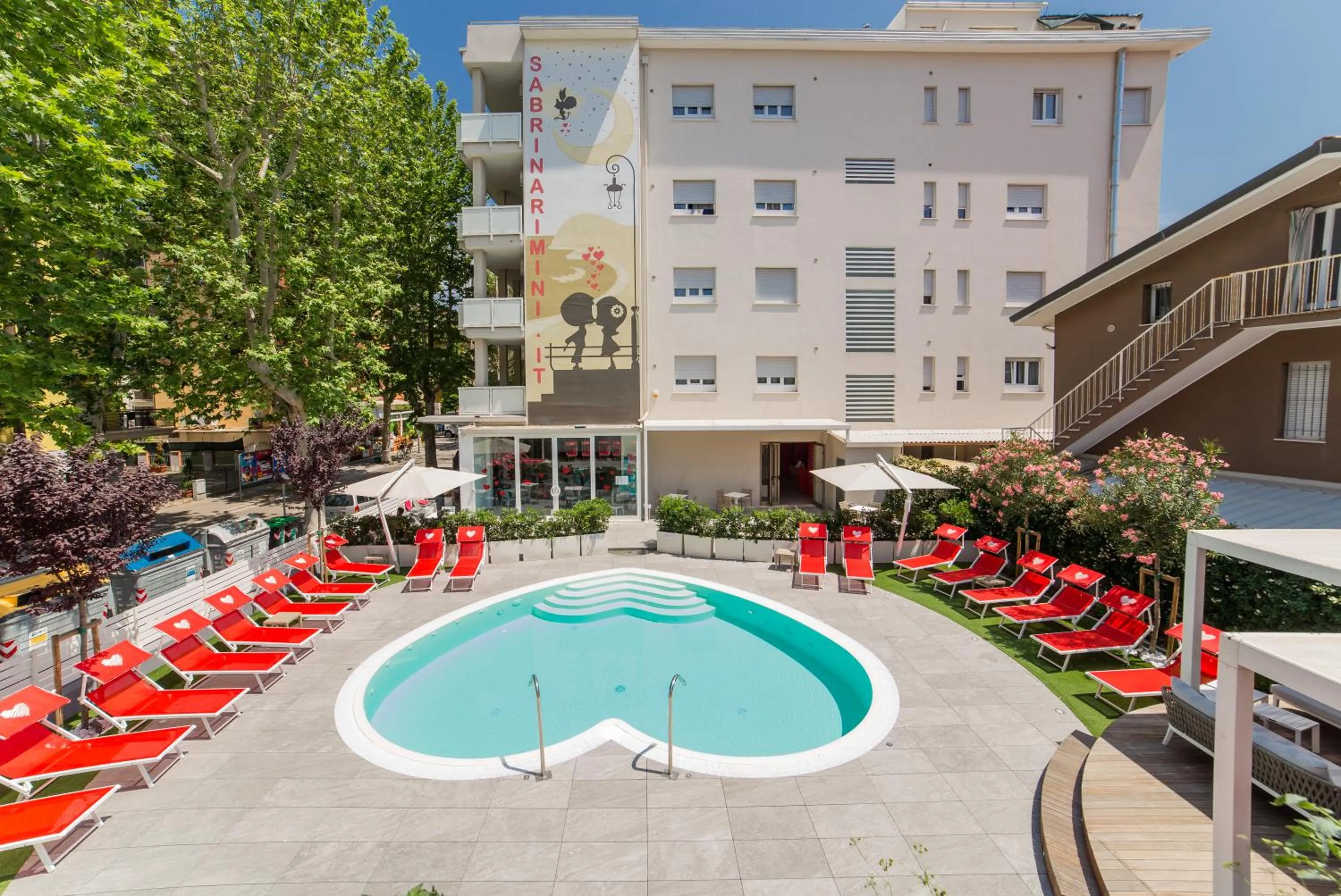 Property building in Hotel Sabrina Rimini