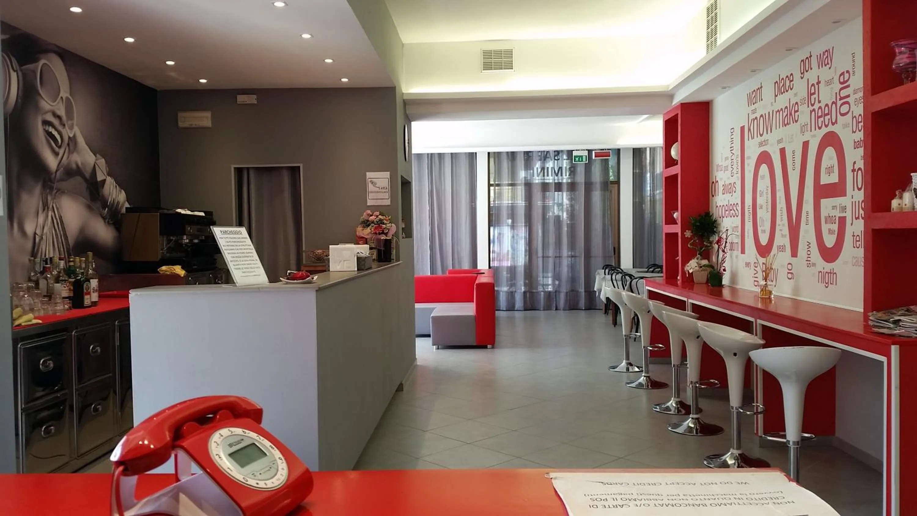 Living room in Hotel Sabrina Rimini