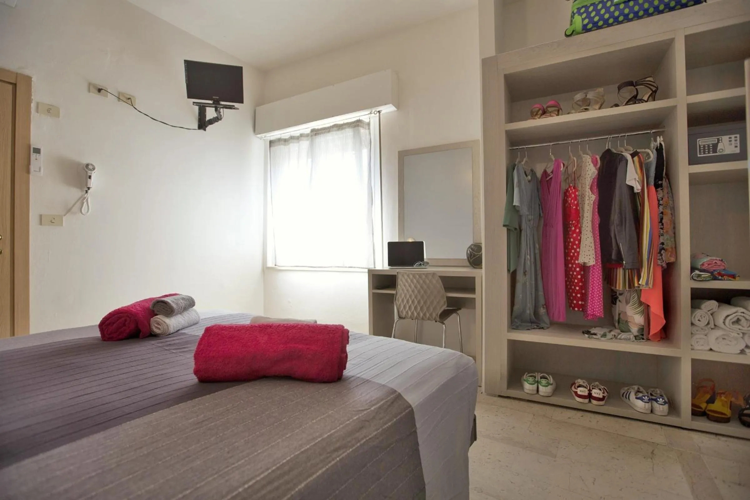 Bed in Hotel Sabrina Rimini