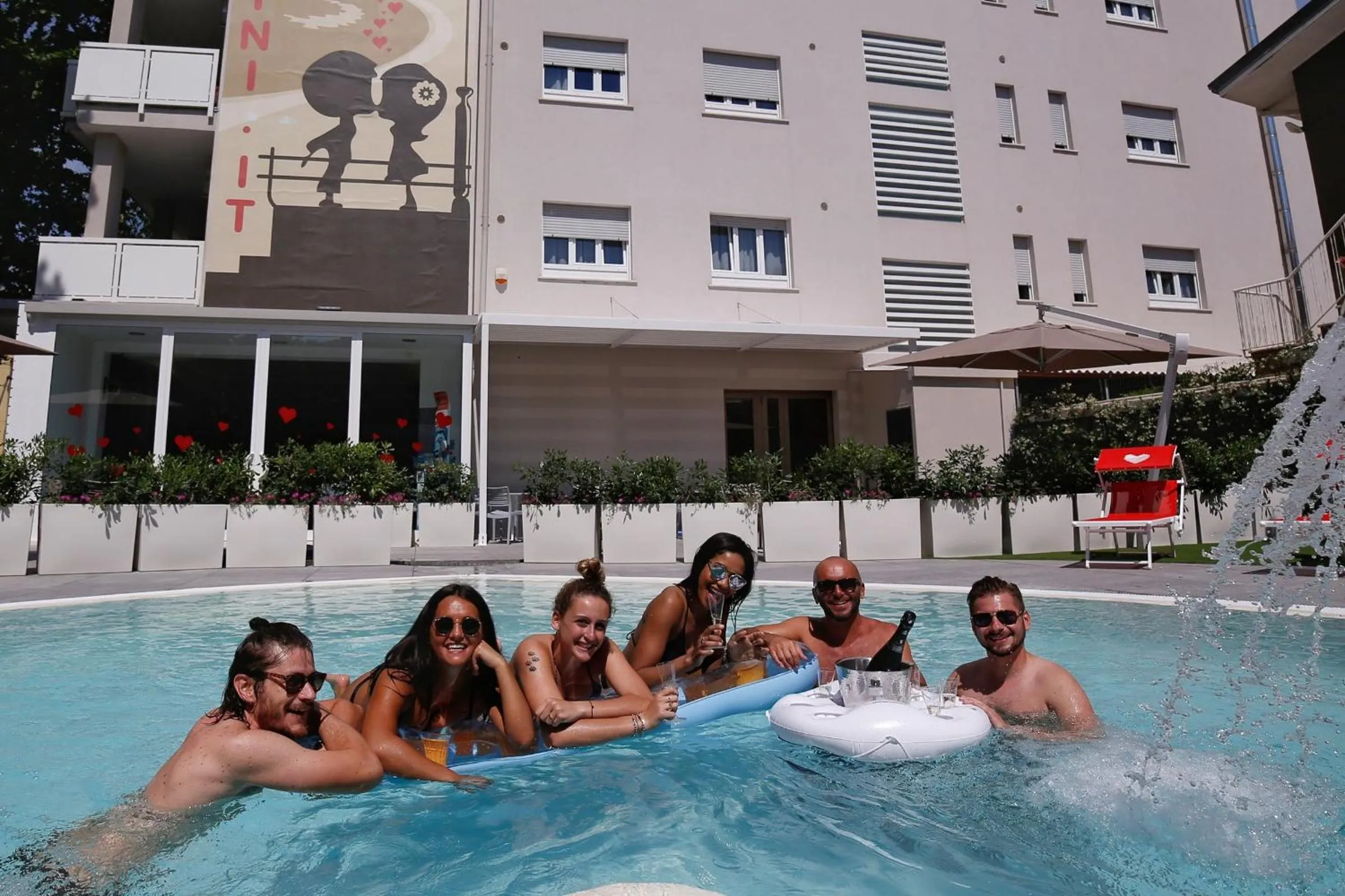 Property building in Hotel Sabrina Rimini