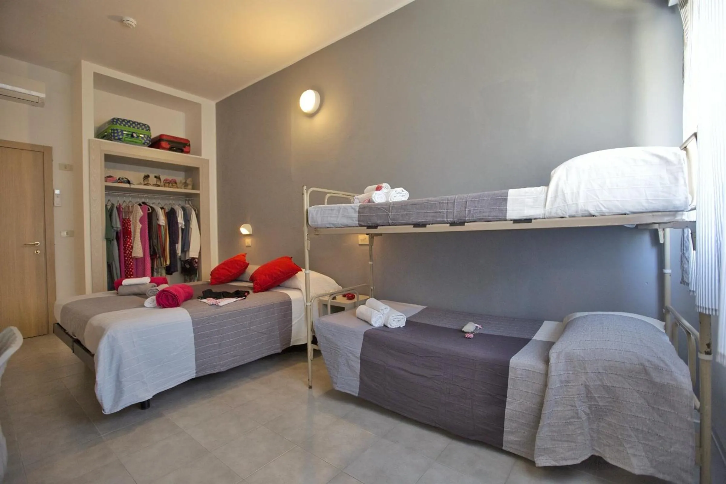 Bed in Hotel Sabrina Rimini