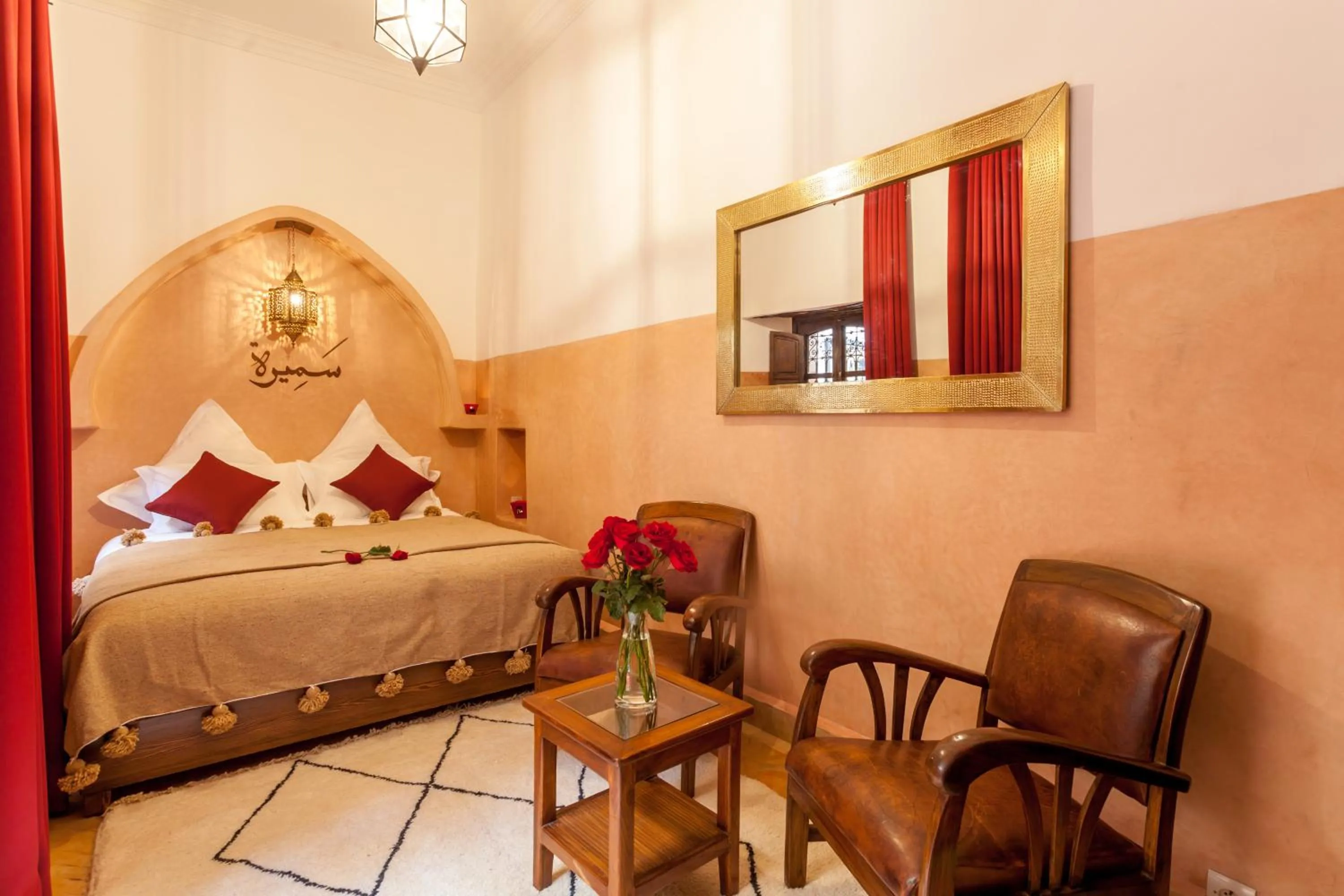 Patio, Bed in Riad Dar Yema