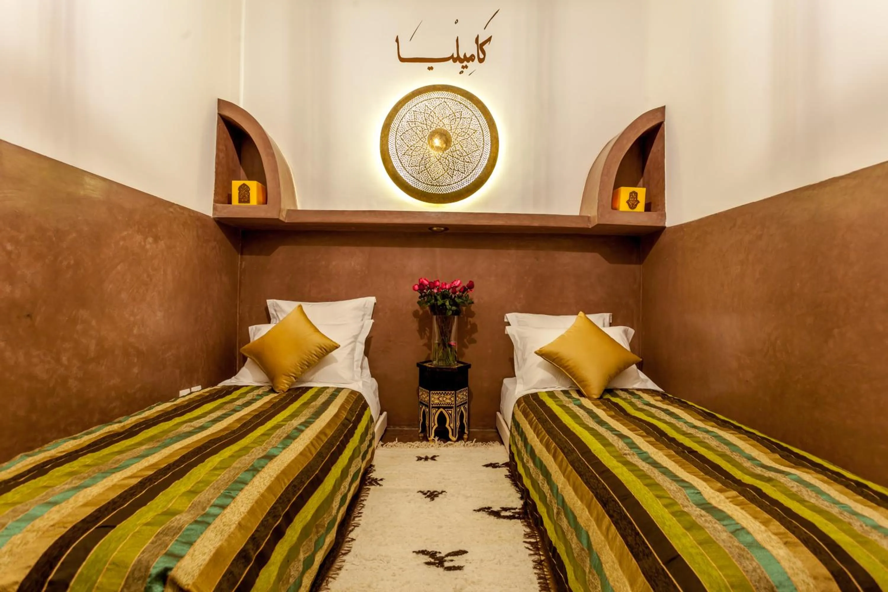 Patio, Bed in Riad Dar Yema
