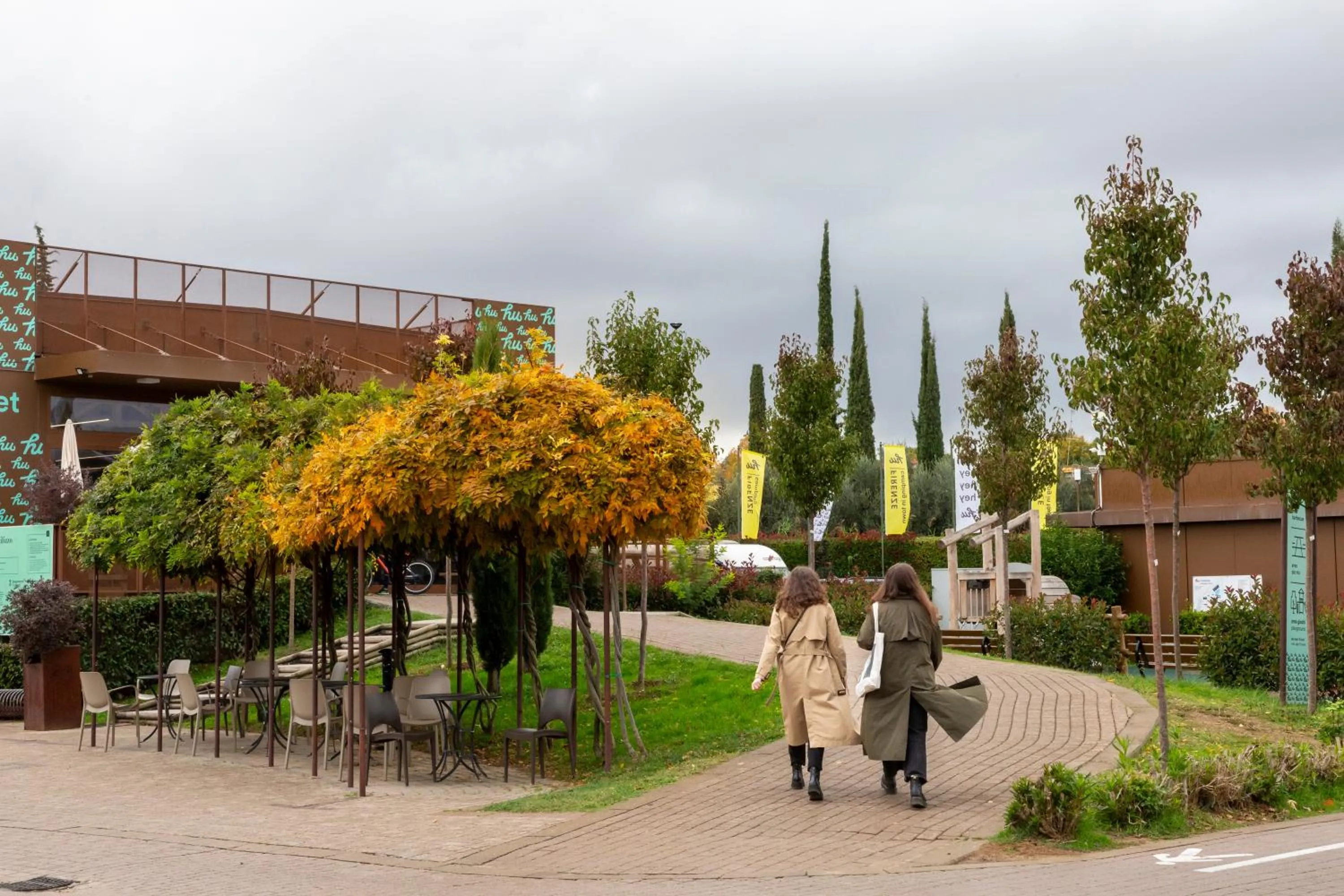 Autumn in hu Firenze Camping in Town