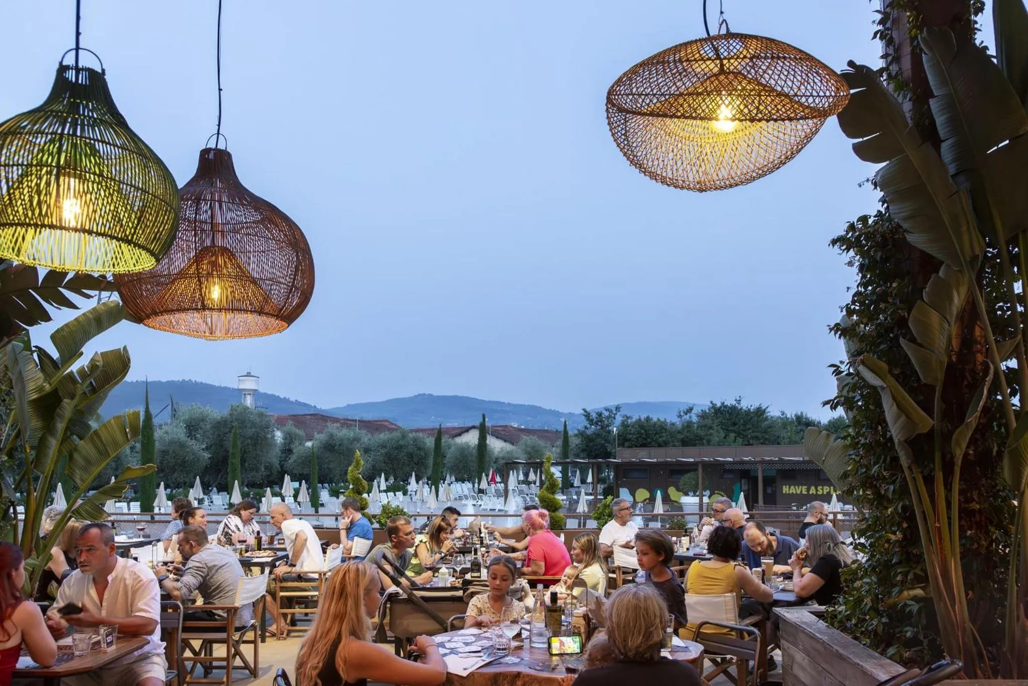 Restaurant/places to eat in hu Firenze Camping in Town