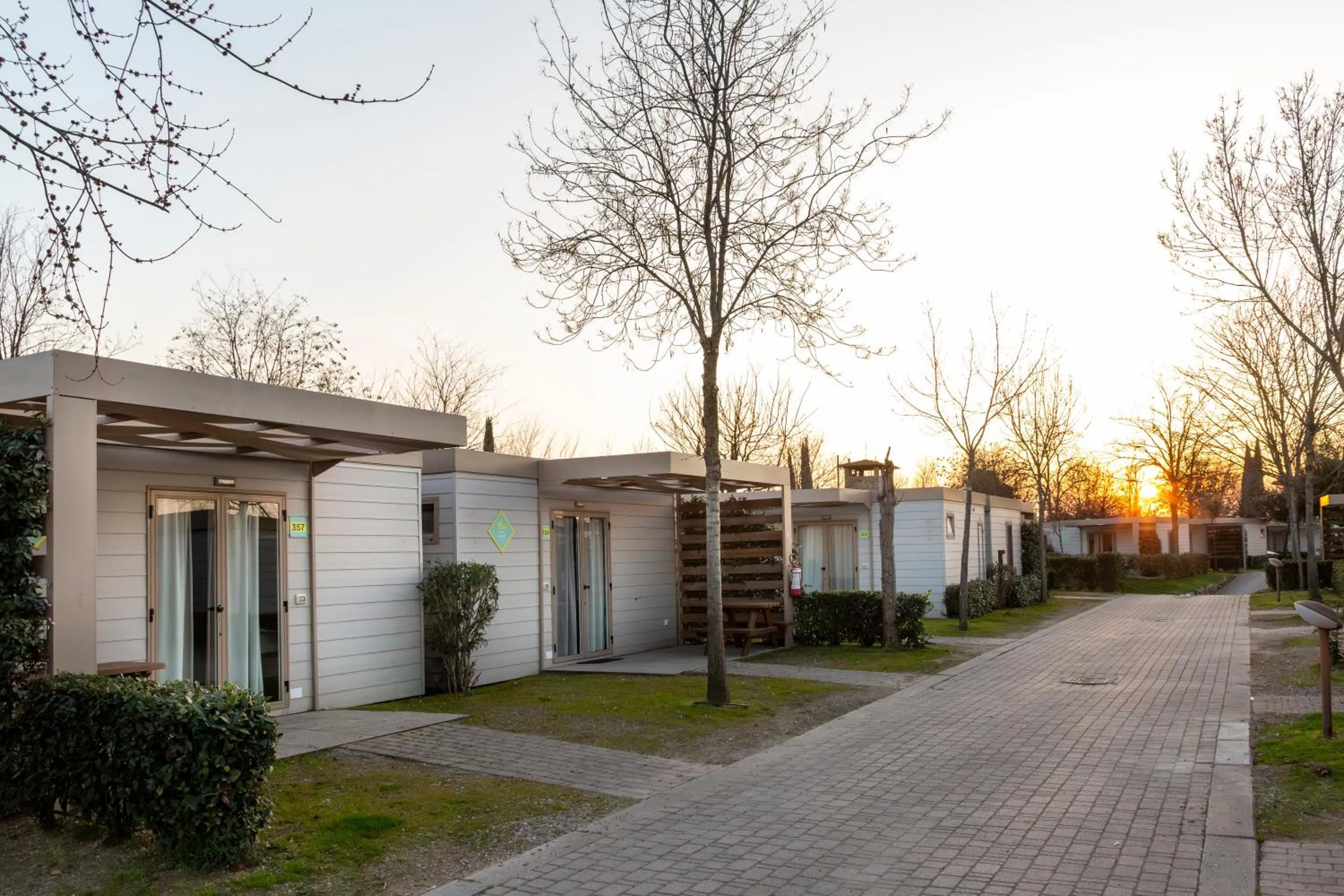 Property building in hu Firenze Camping in Town