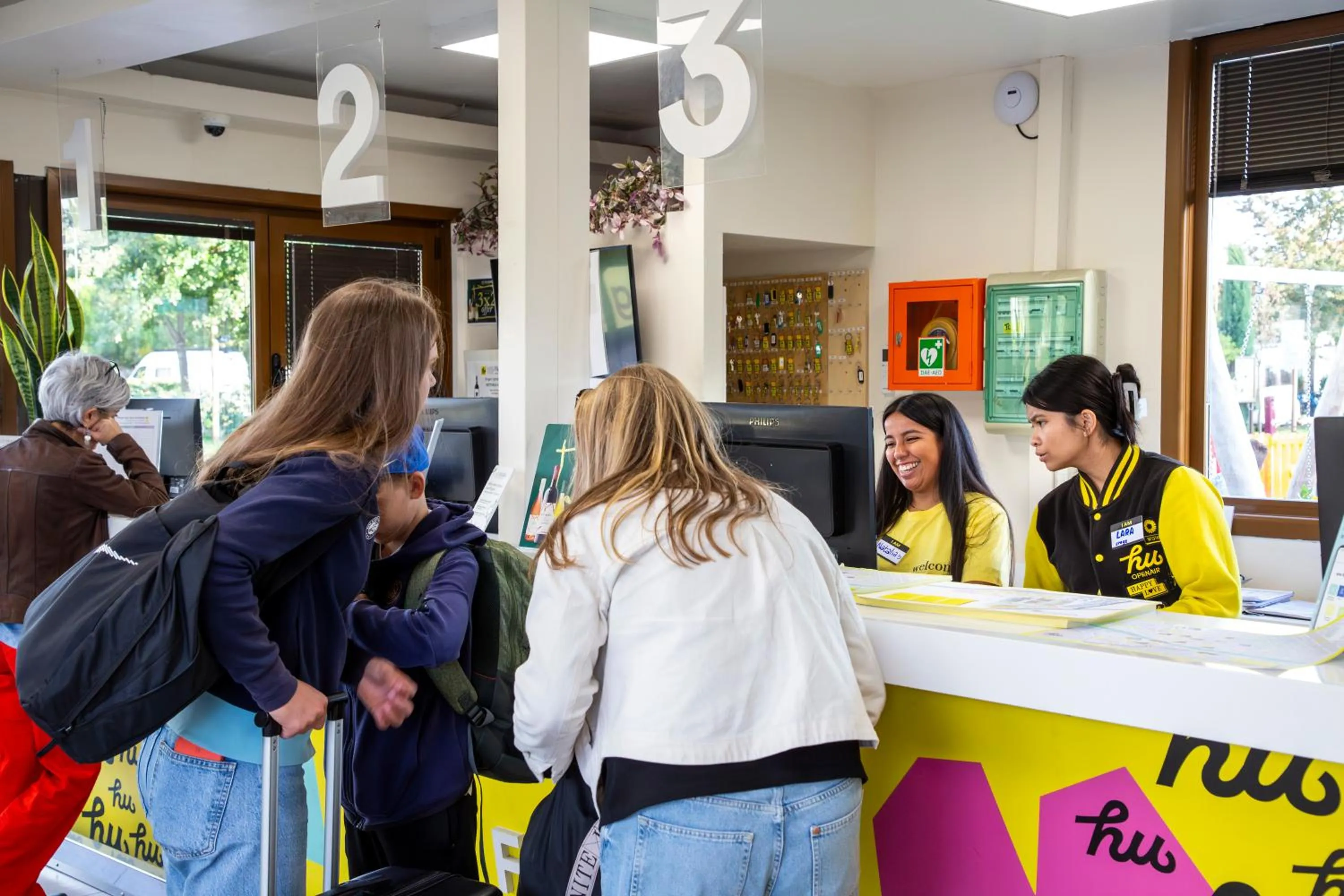 Lobby or reception in hu Firenze Camping in Town