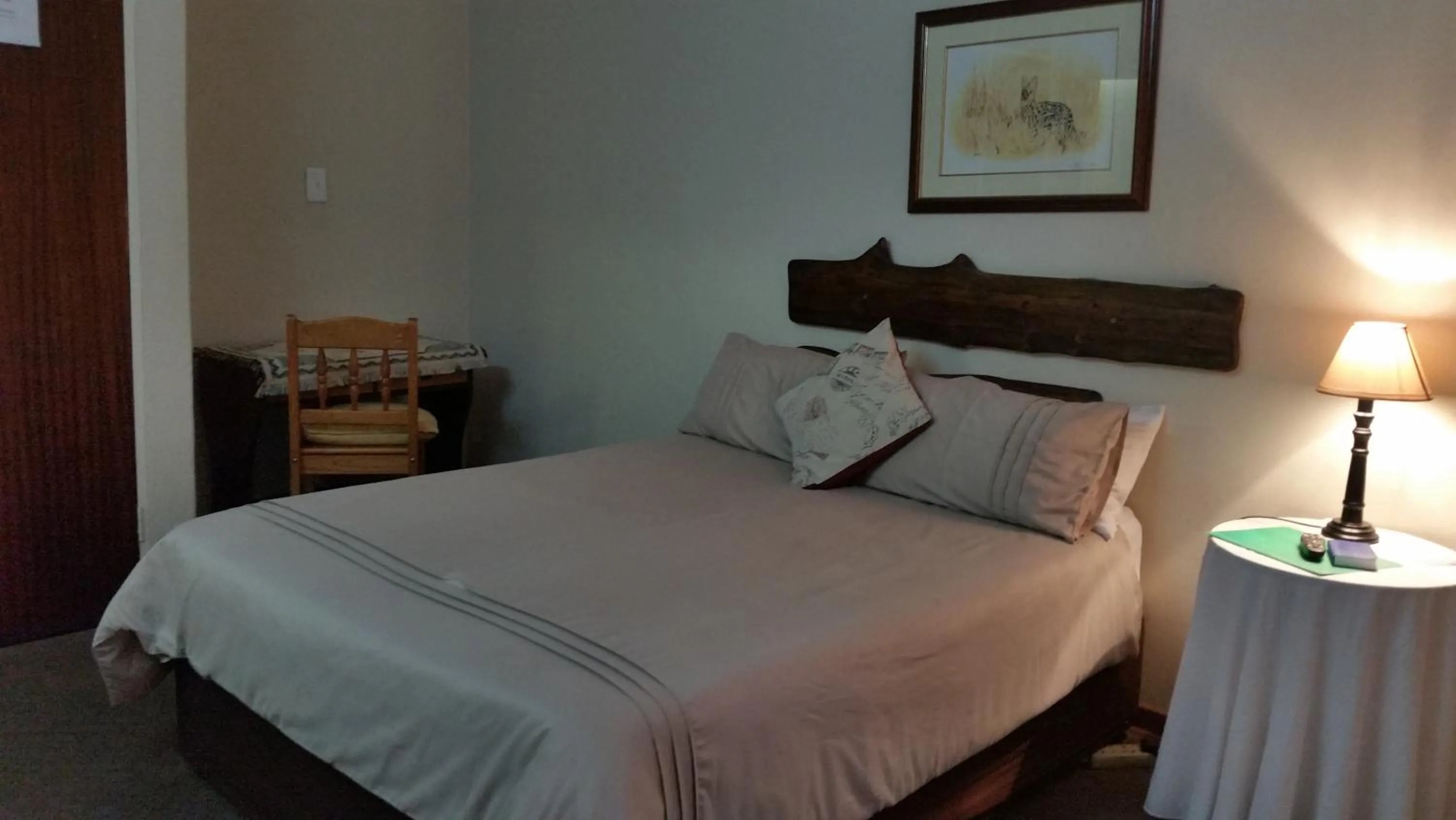 Bed in Kalahari Guest House