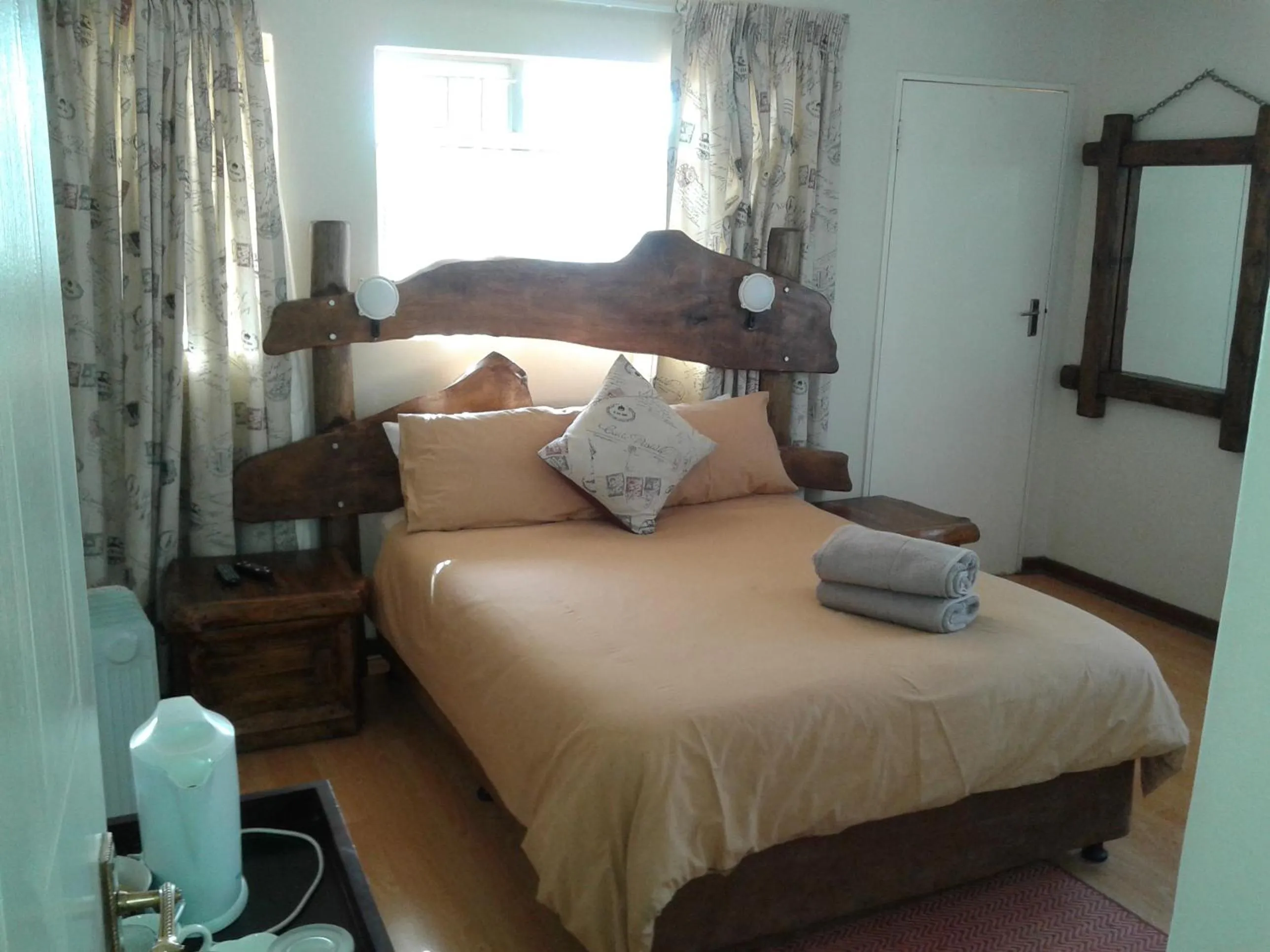 Bed in Kalahari Guest House