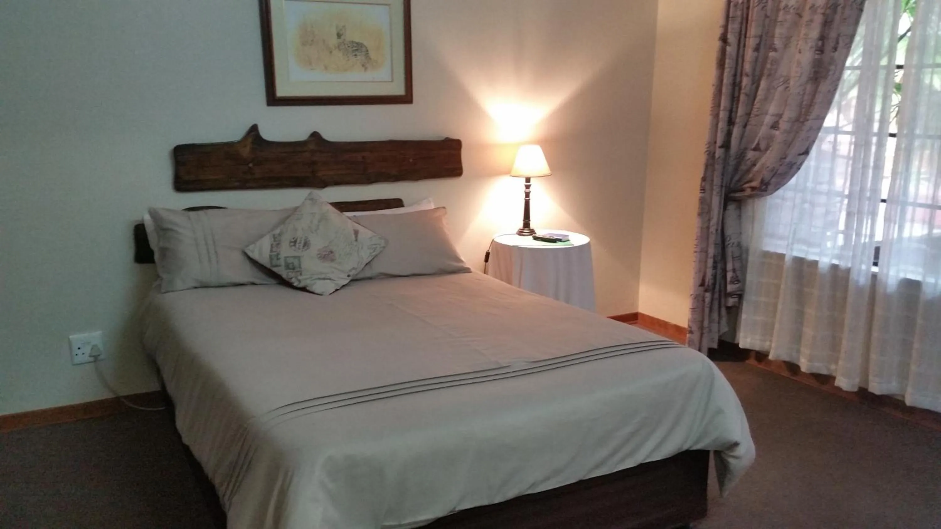 Bed in Kalahari Guest House