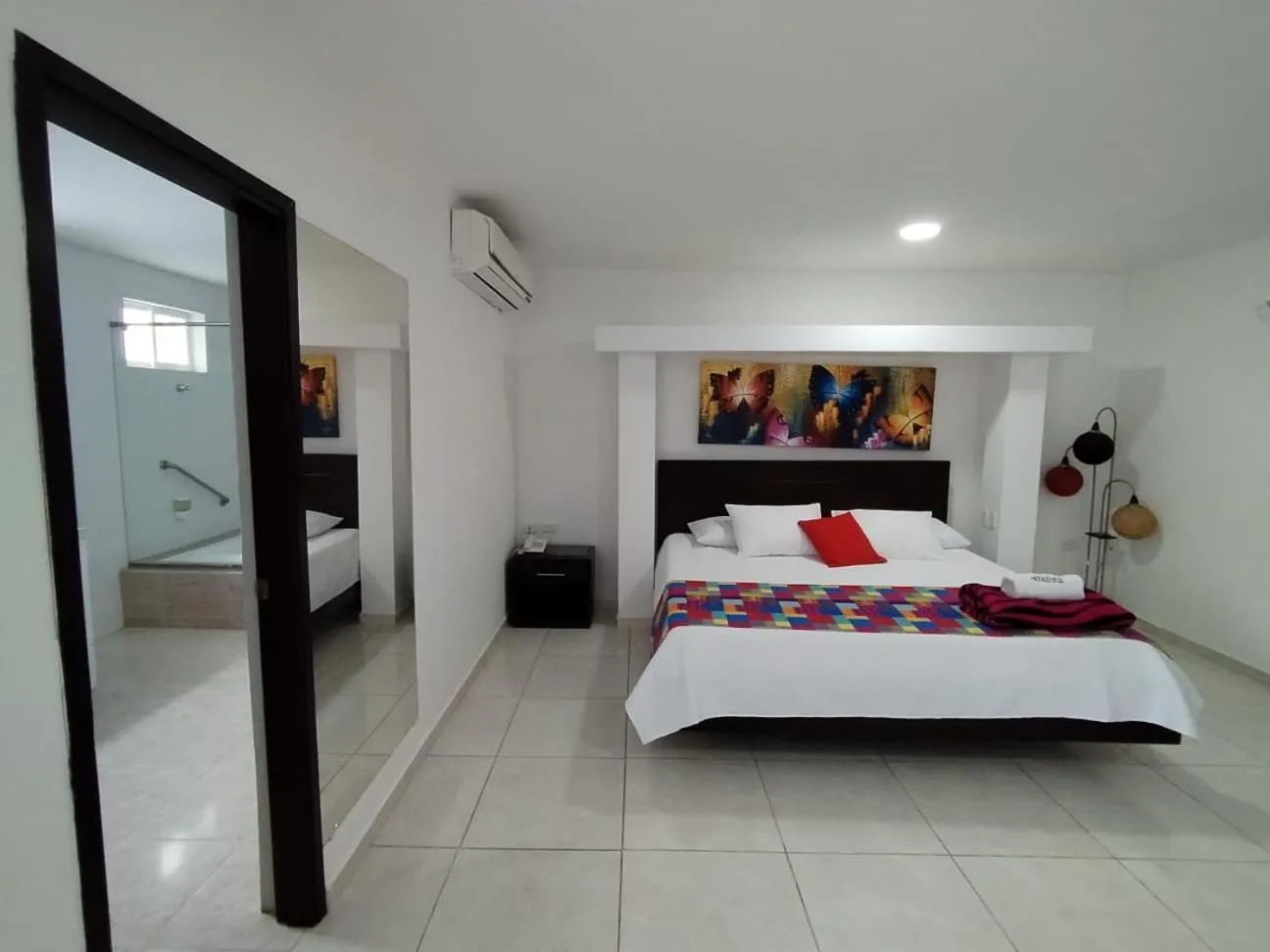 Bedroom, Bed in Hotel El Bosque Valledupar