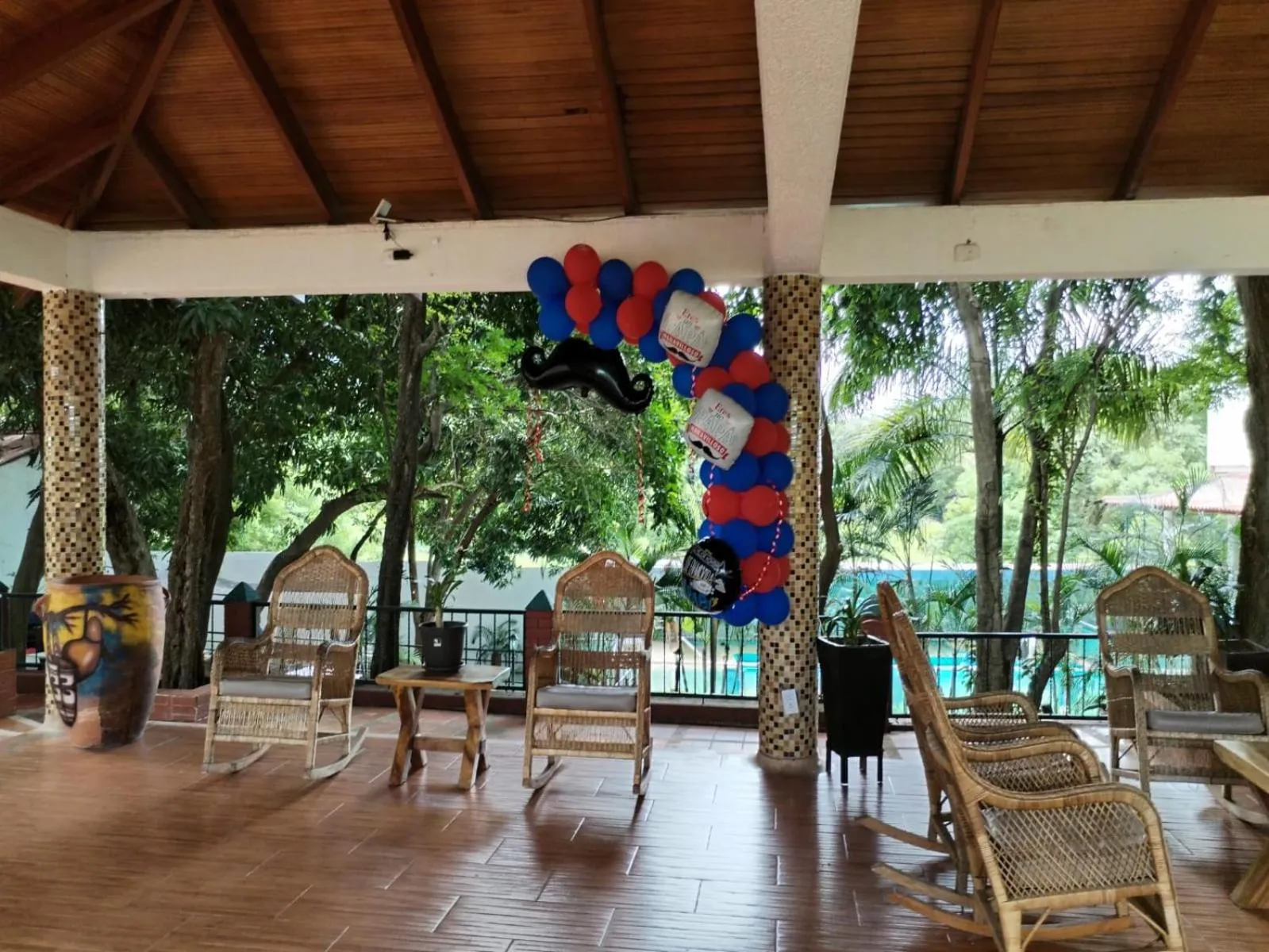 Garden view in Hotel El Bosque Valledupar