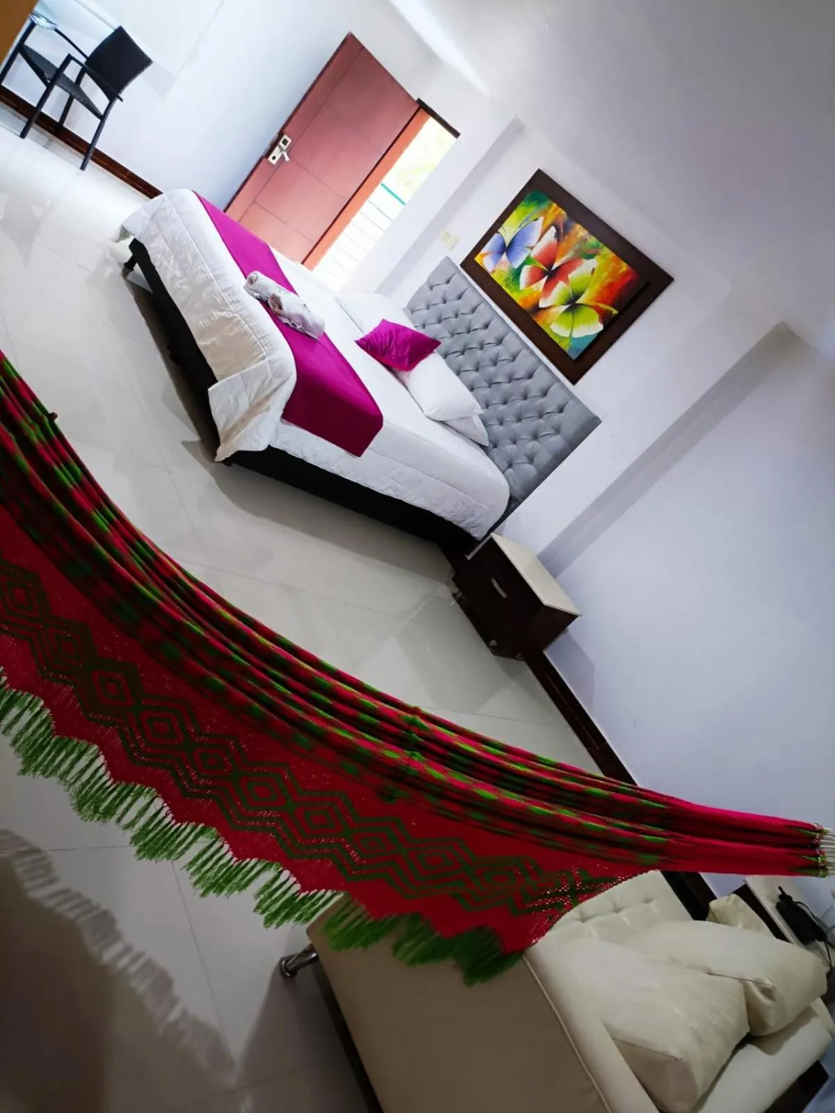 Bedroom, Bed in Hotel El Bosque Valledupar