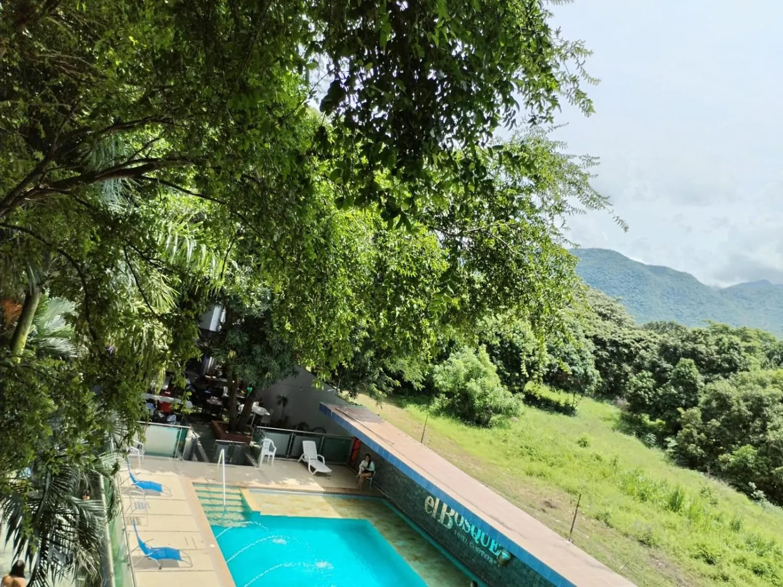 Pool view in Hotel El Bosque Valledupar