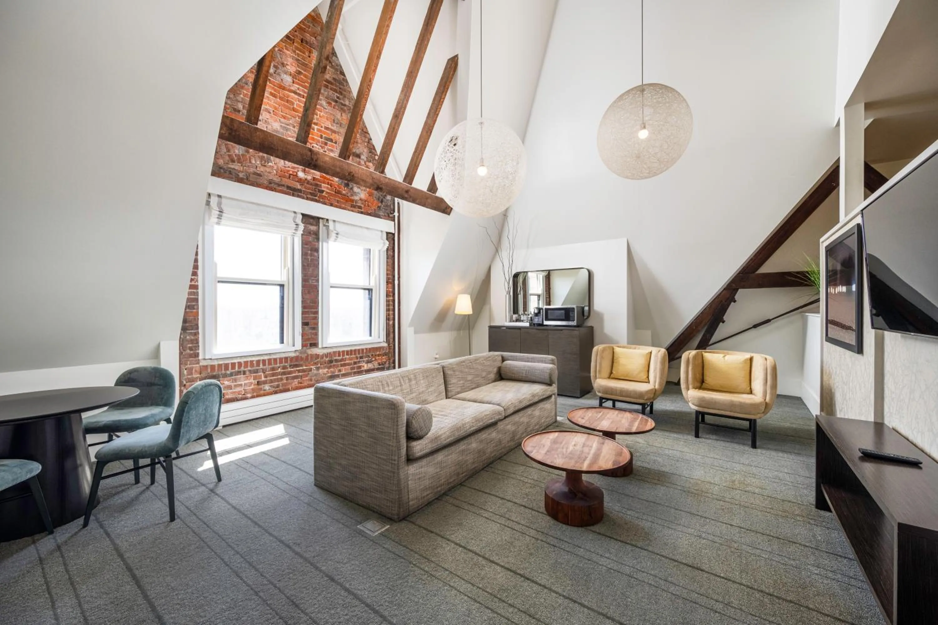 Seating area in The Richardson Hotel