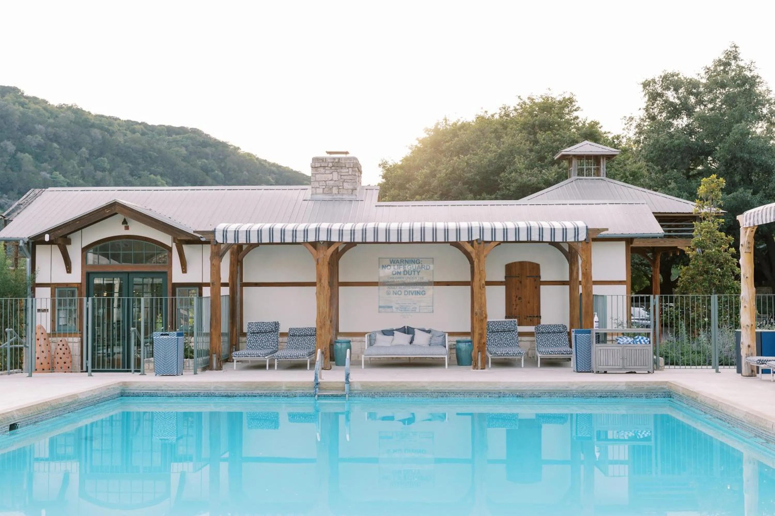 Pool view in Lake Austin Spa Resort - All Inclusive