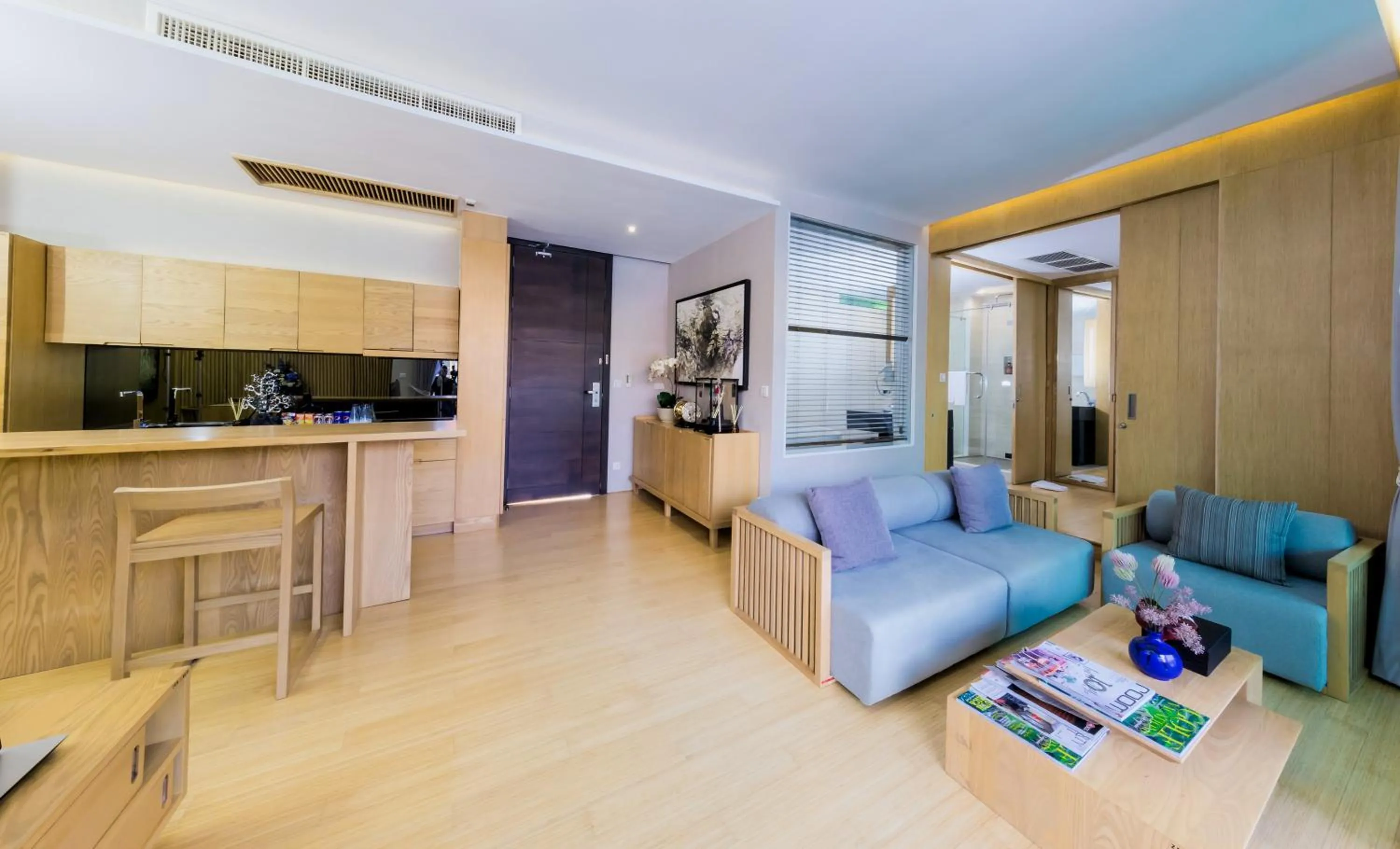 Living room in Zen Villa Khao Yai