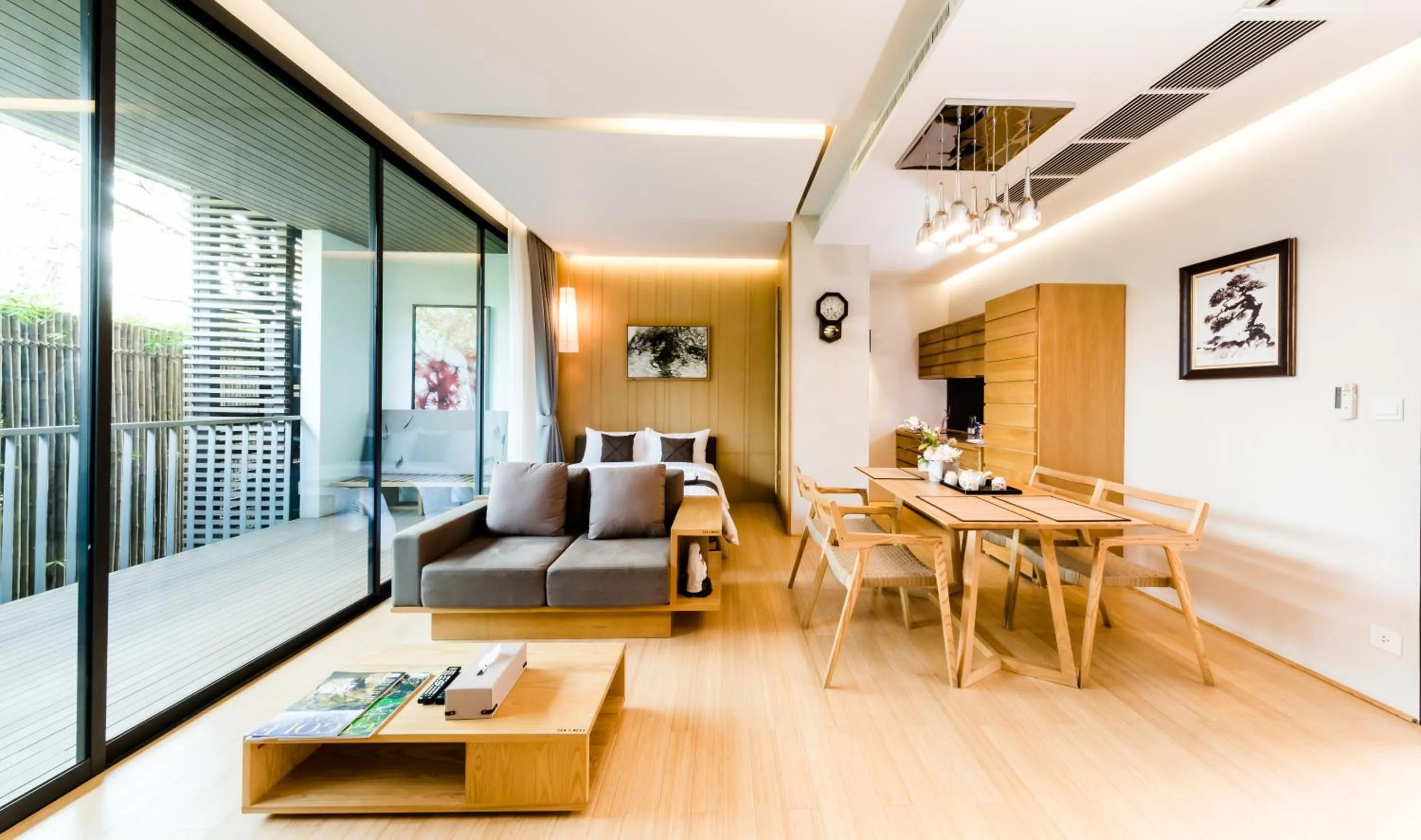 Living room in Zen Villa Khao Yai