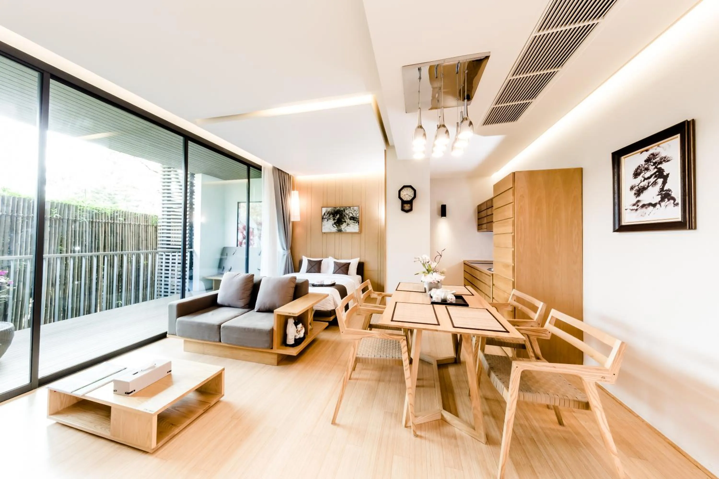 Living room in Zen Villa Khao Yai