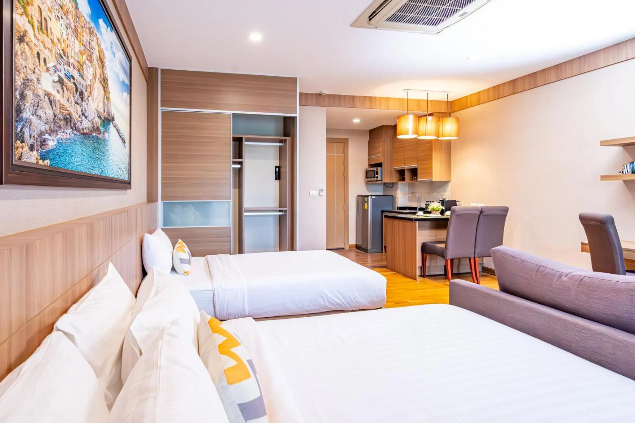 Bed in Hillside Residence Khaoyai