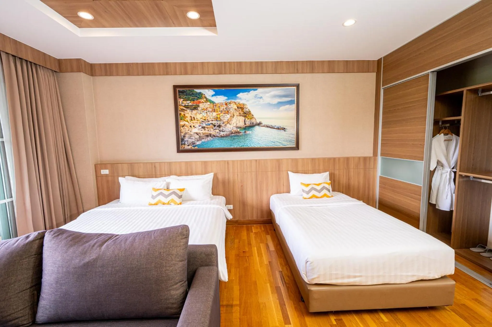 Bed in Hillside Residence Khaoyai