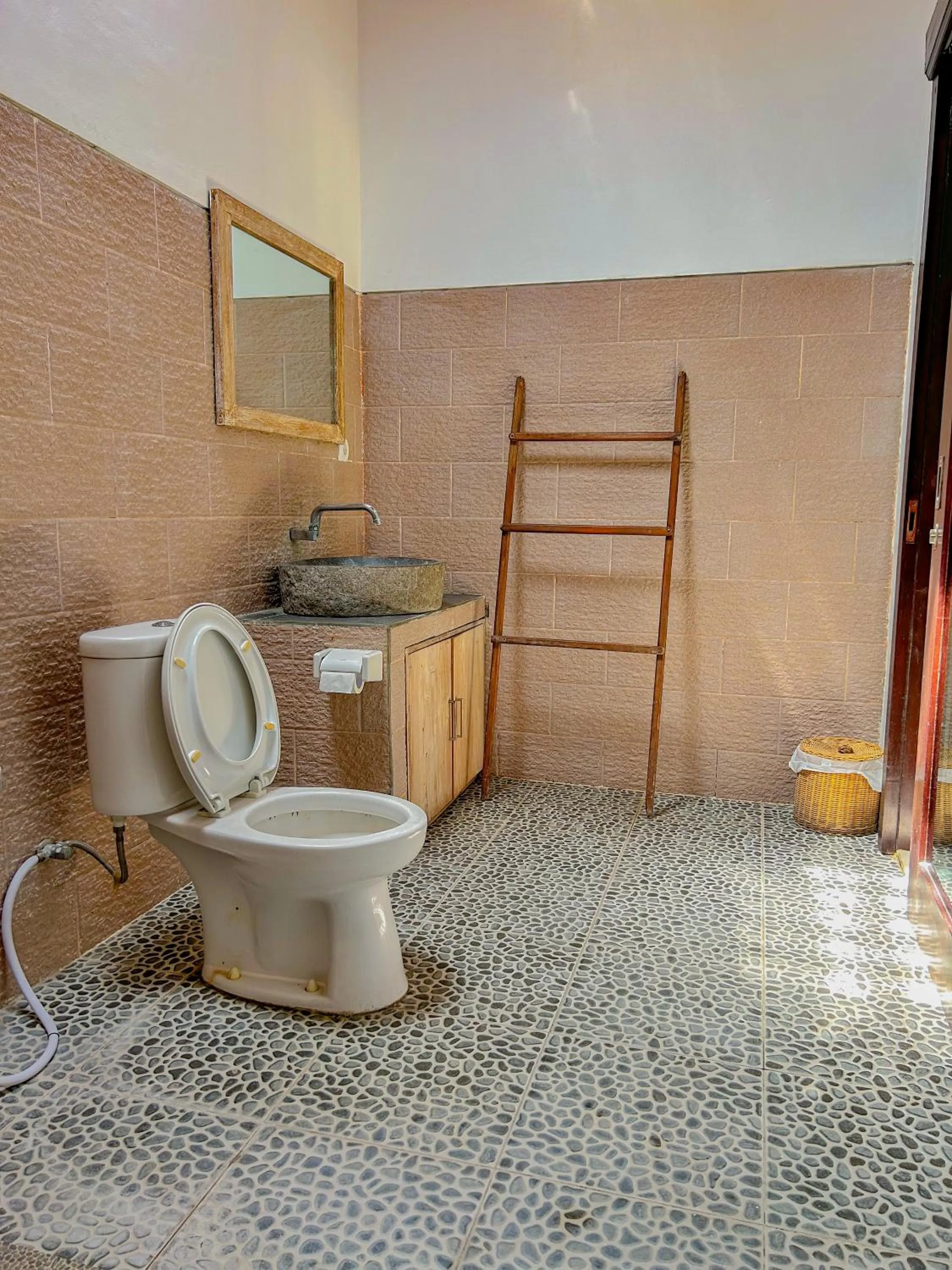 Toilet in Lemon Guest House