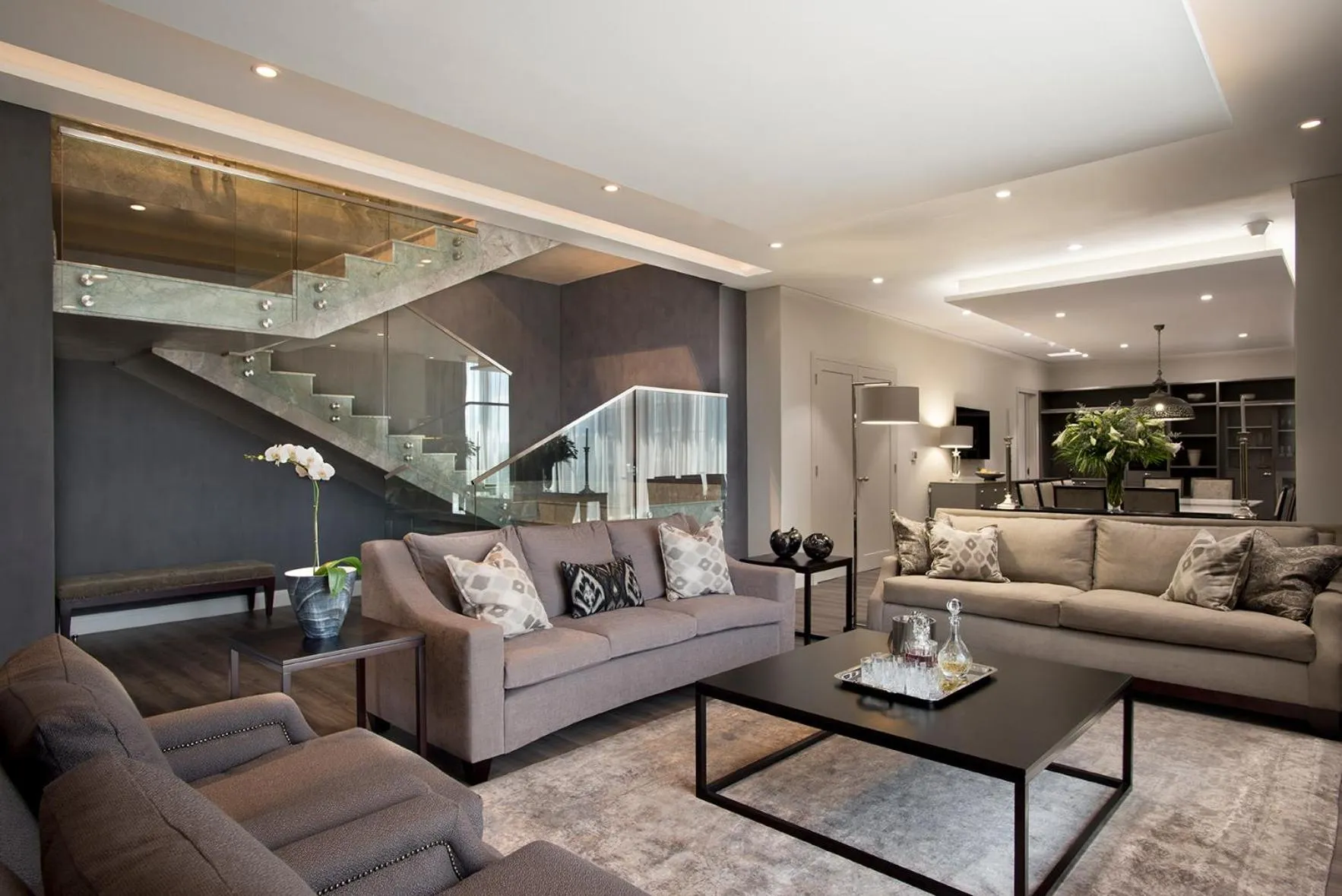 Living room in DAVINCI Suites