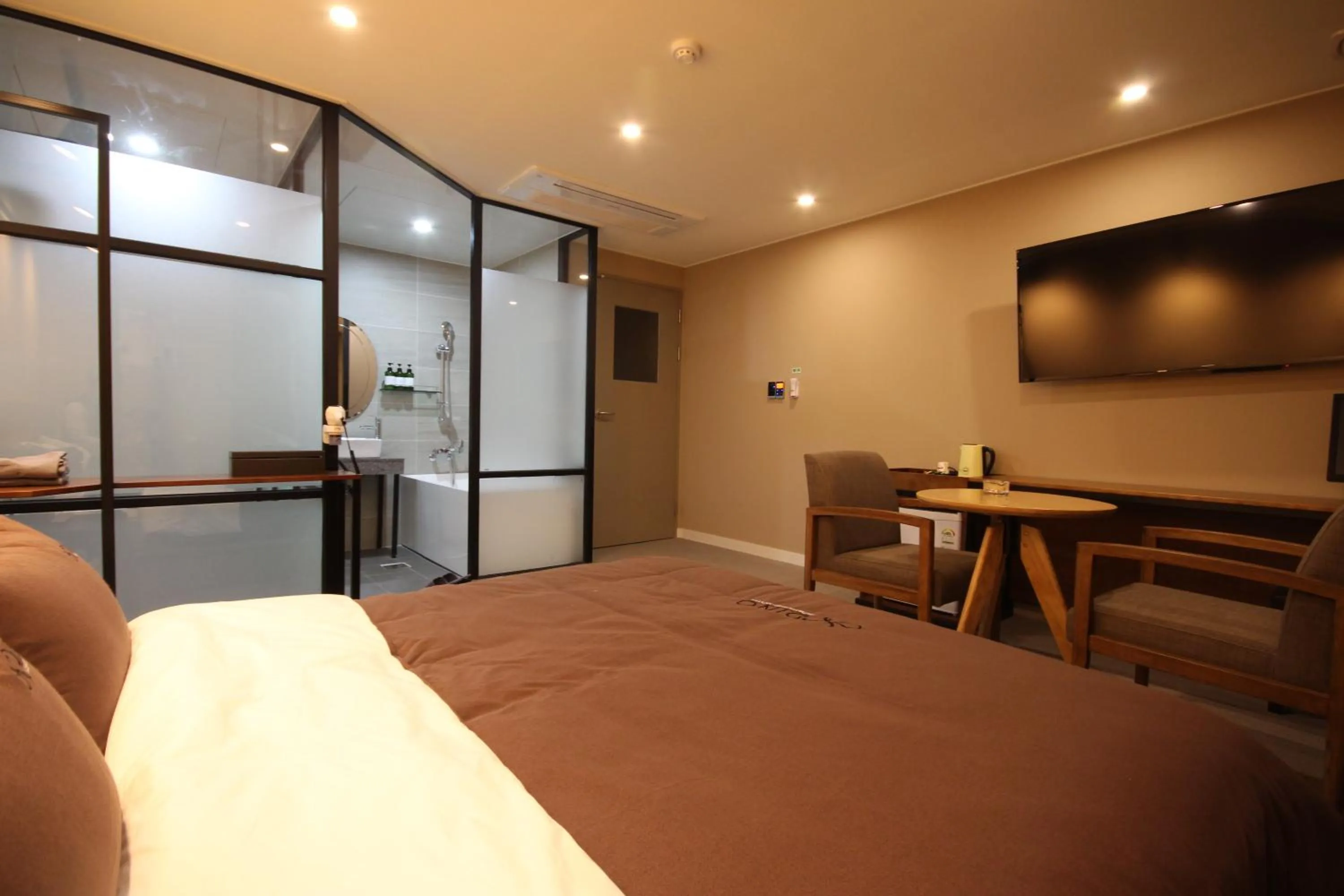 Bedroom in Busan Station Dino Hotel