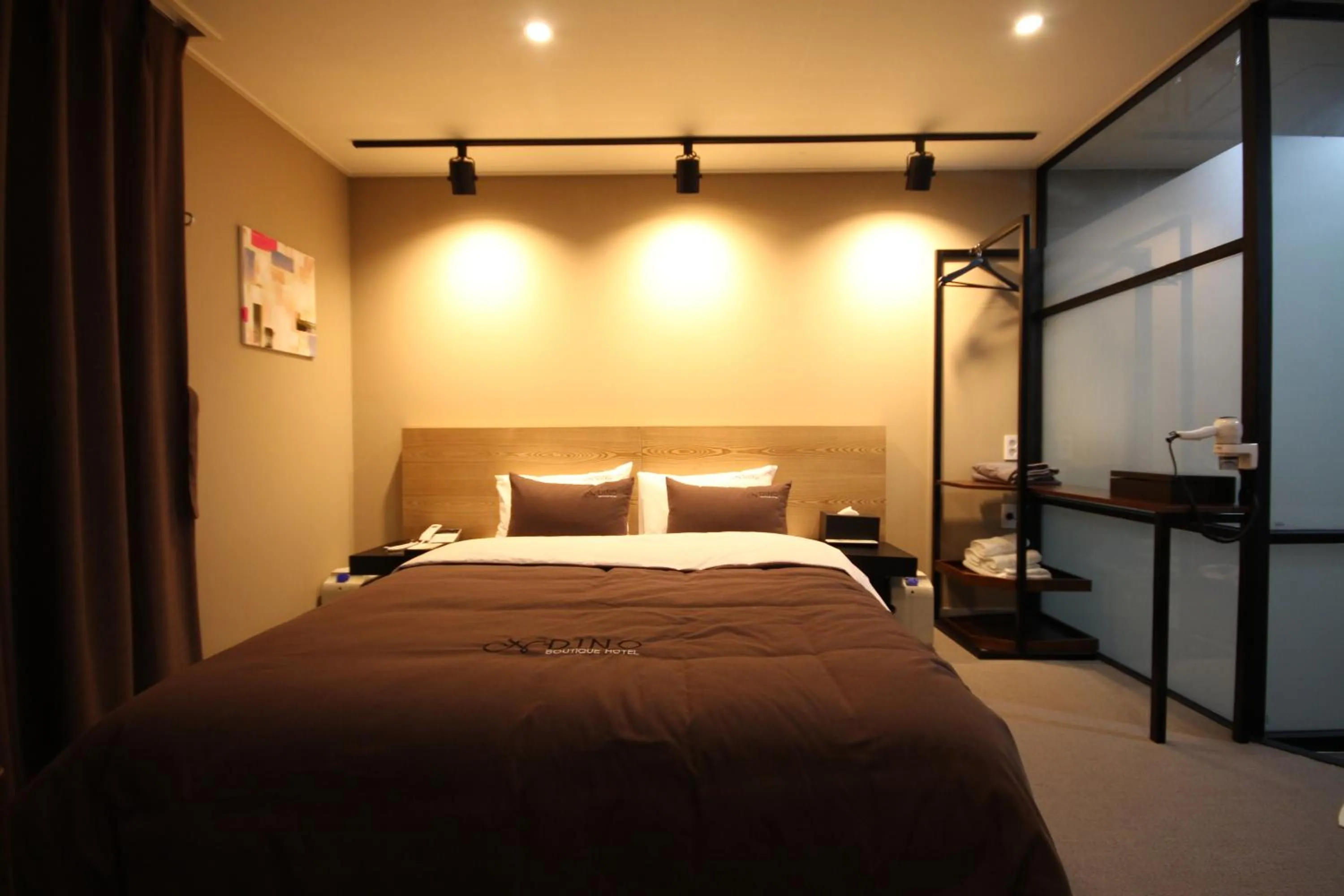 Bed in Busan Station Dino Hotel