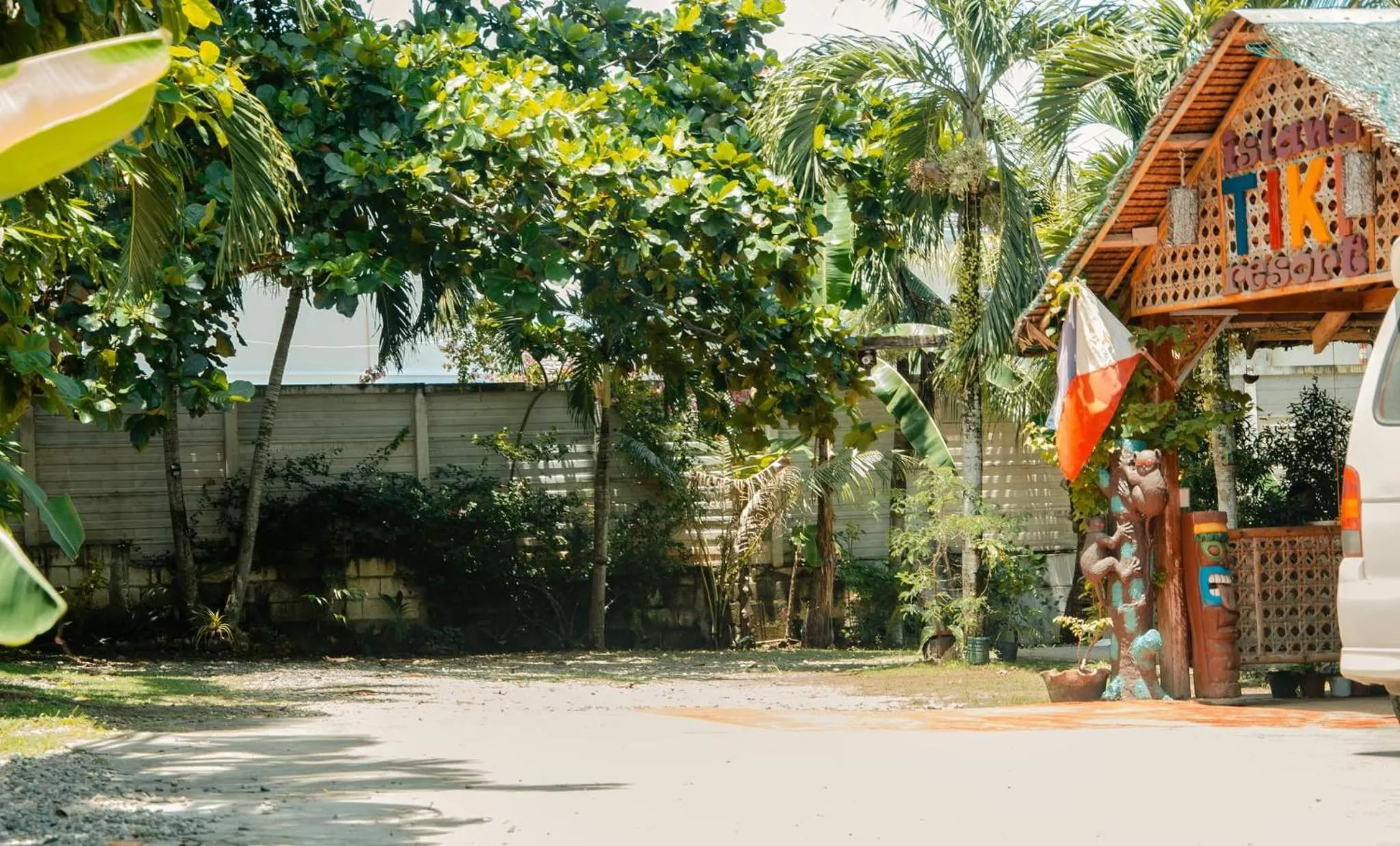 Property building in Island Tiki Paradise Resort