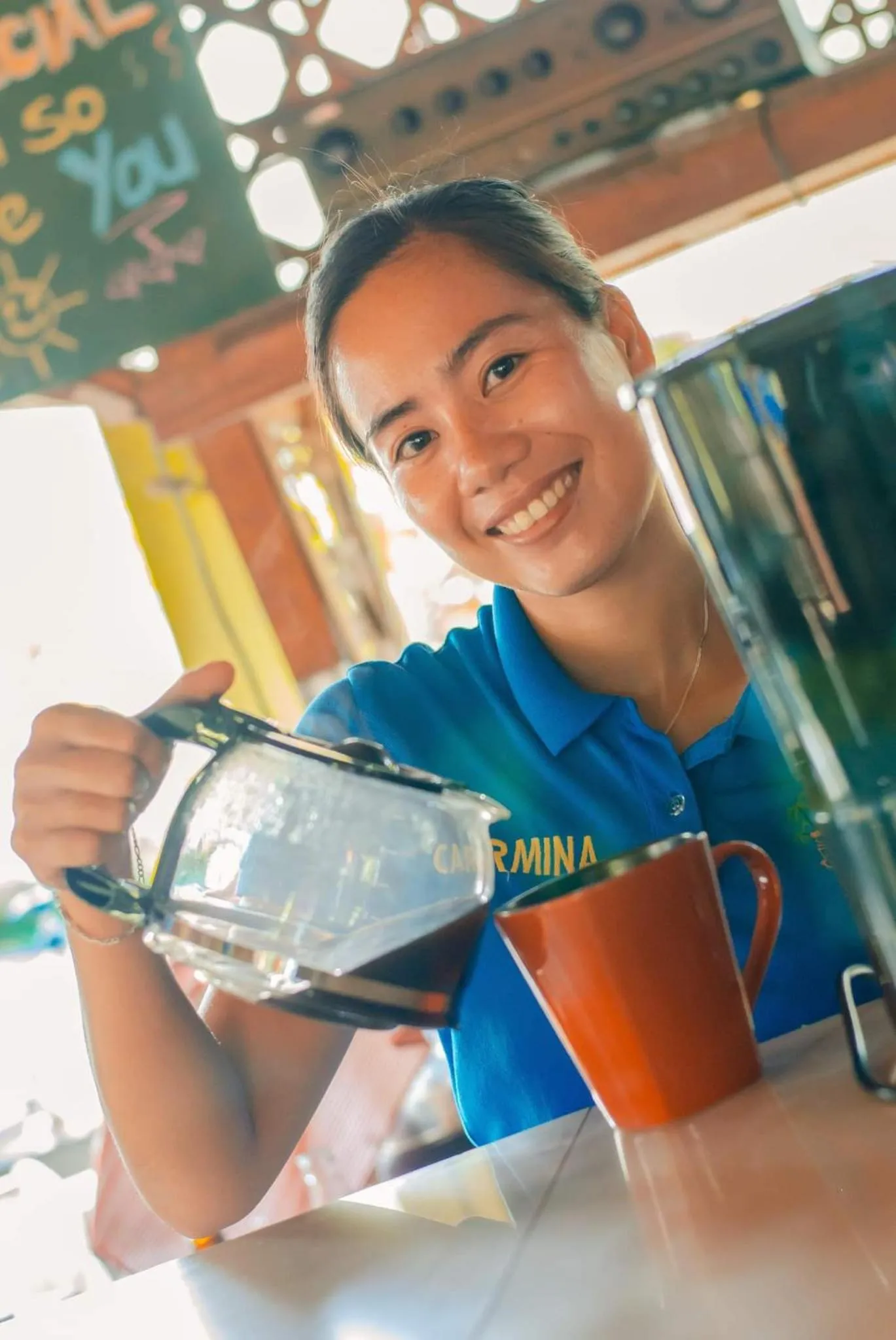 Staff in Island Tiki Paradise Resort