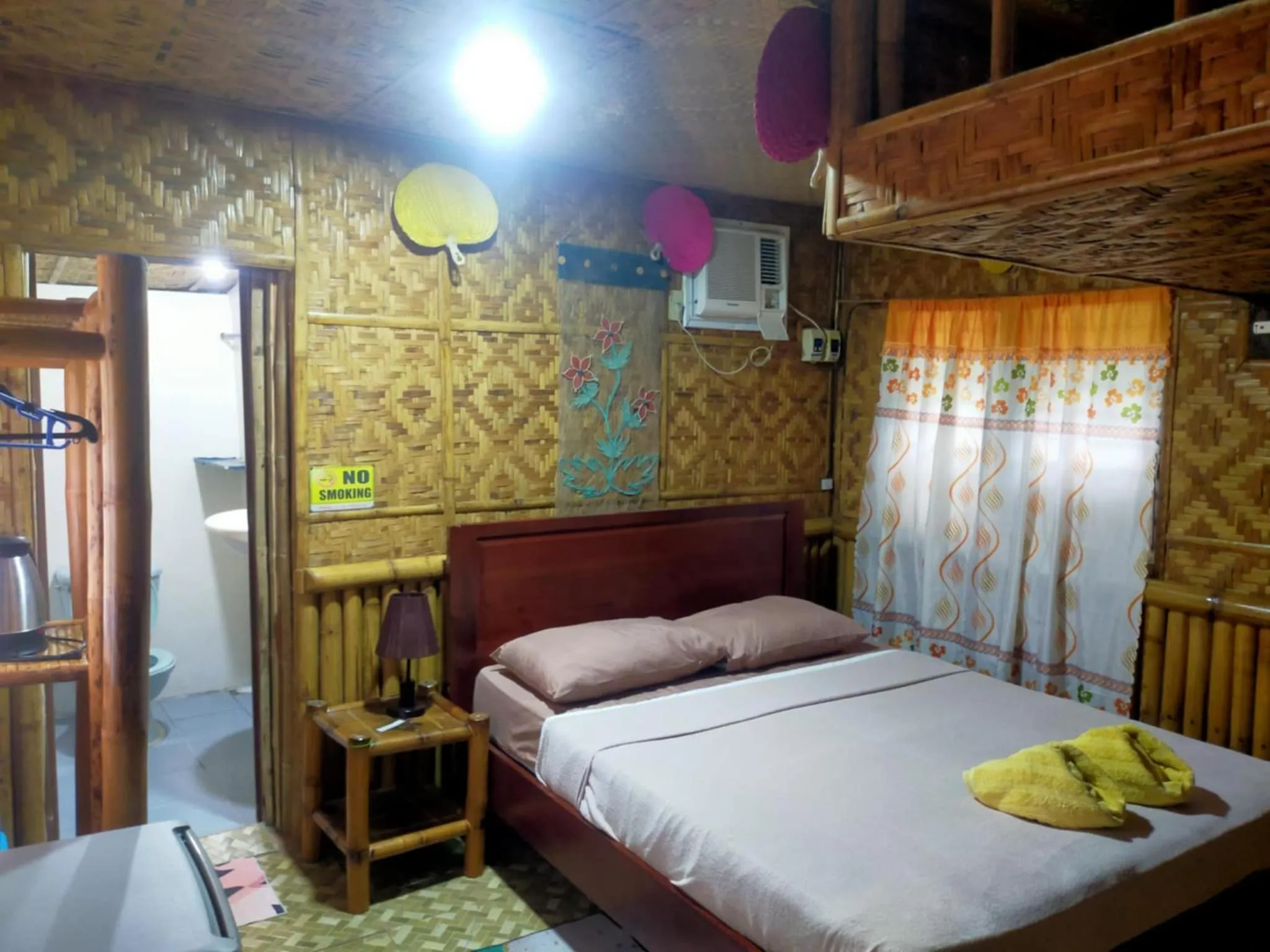 Shower, Bed in Island Tiki Paradise Resort