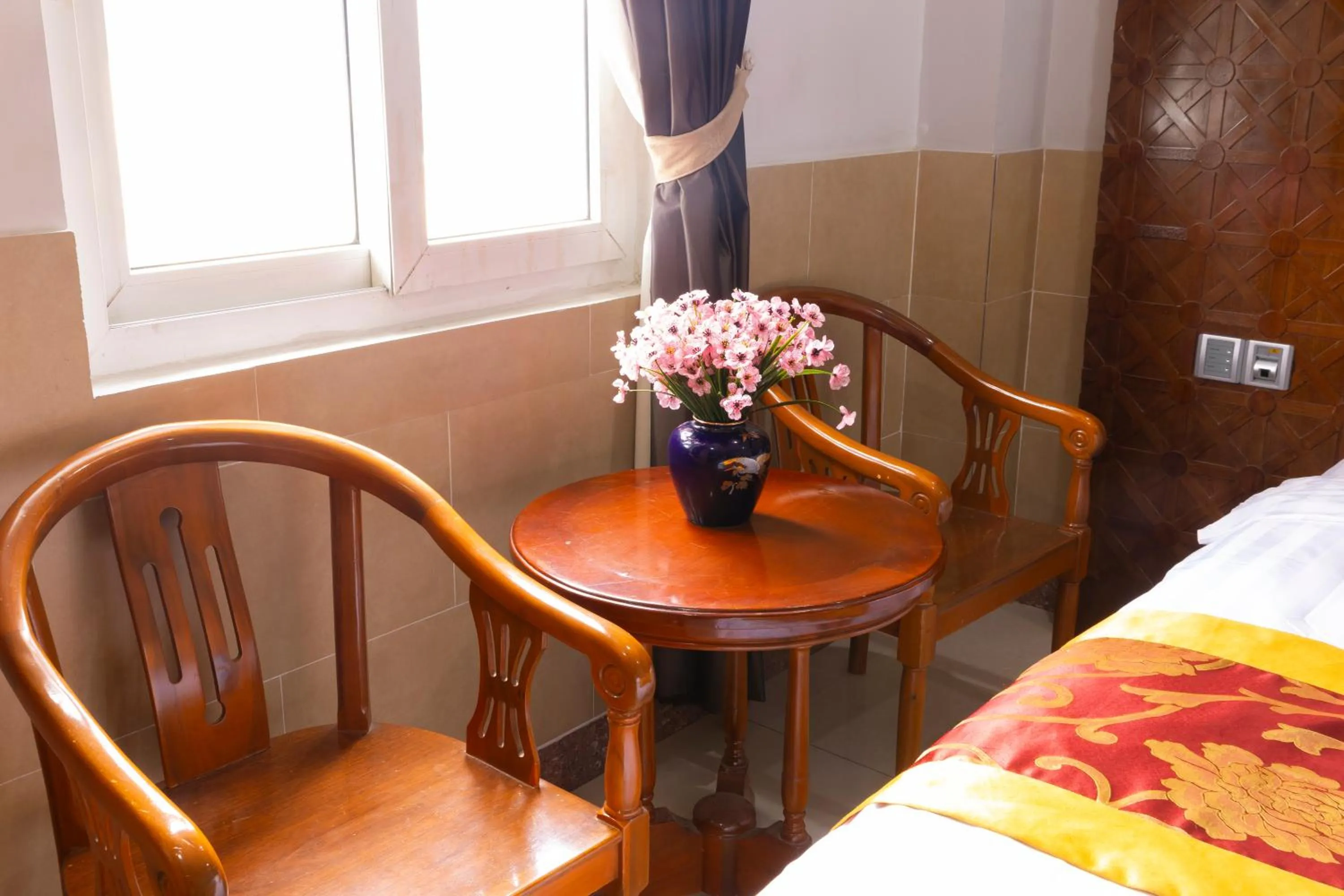 Bed in Hoang Anh Star Boutique Hotel