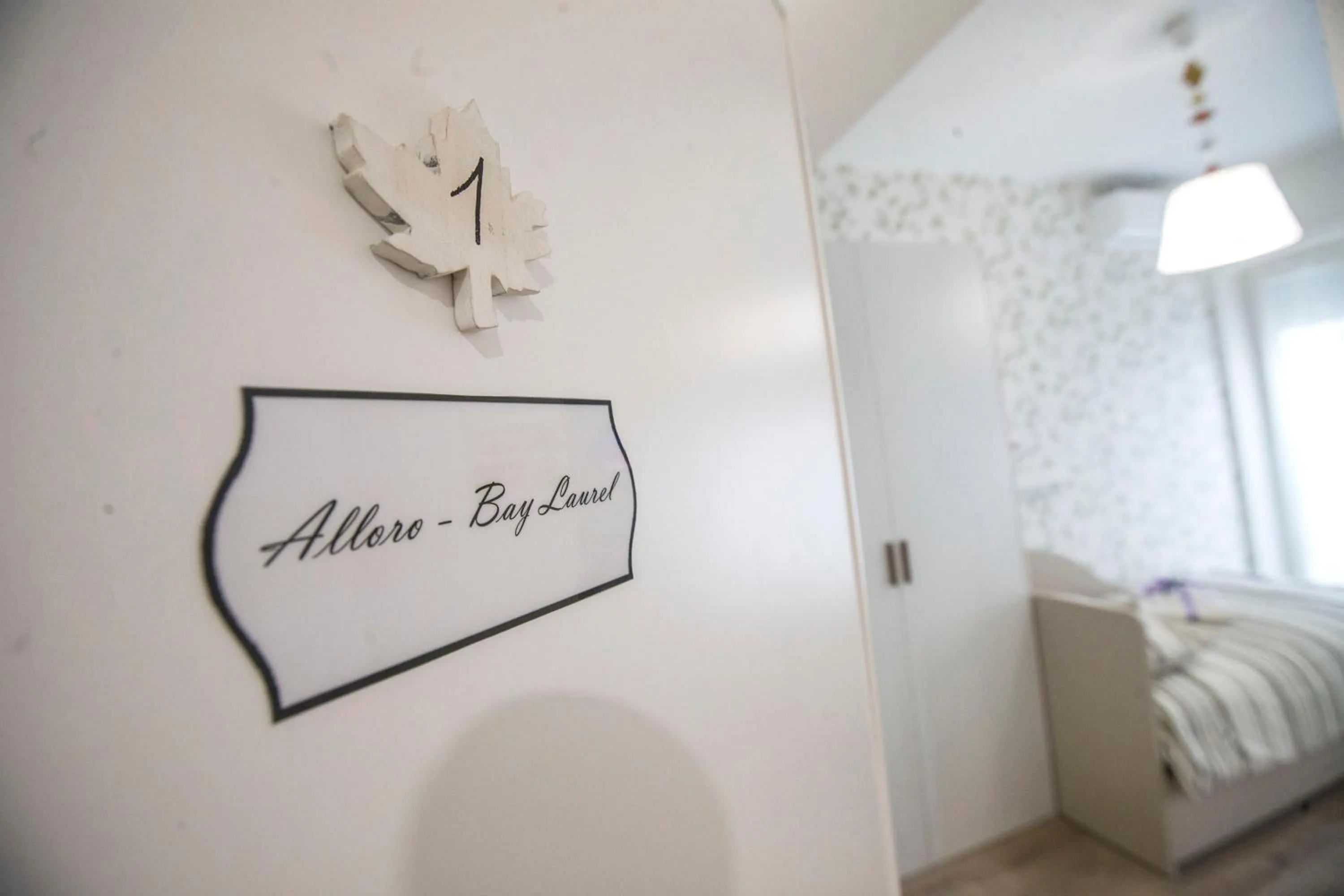 Decorative detail, Bed in A Casa di Benny