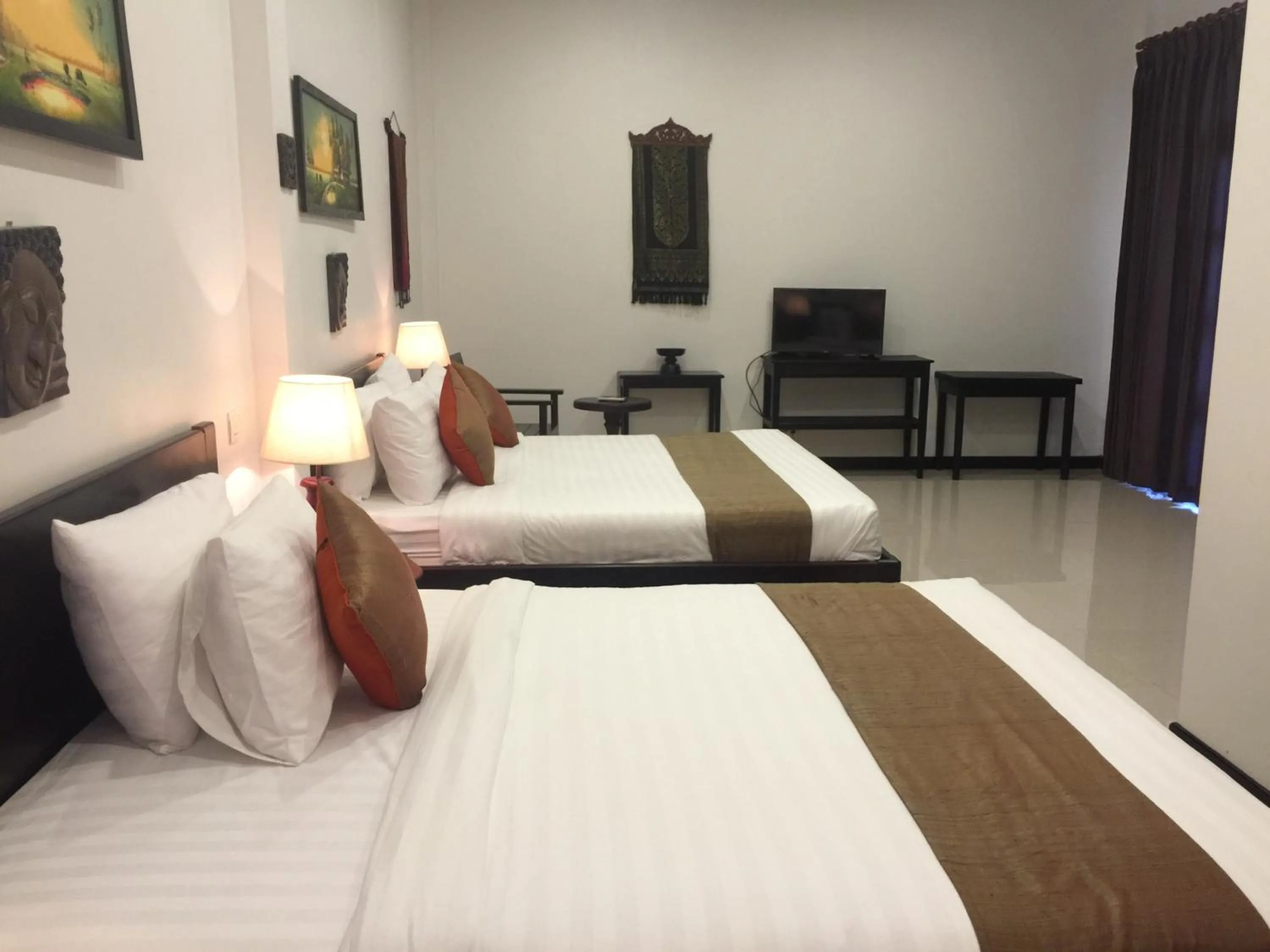 Bedroom, Bed in Private Boutique Home with Pool, The Fin Angkor Boutique