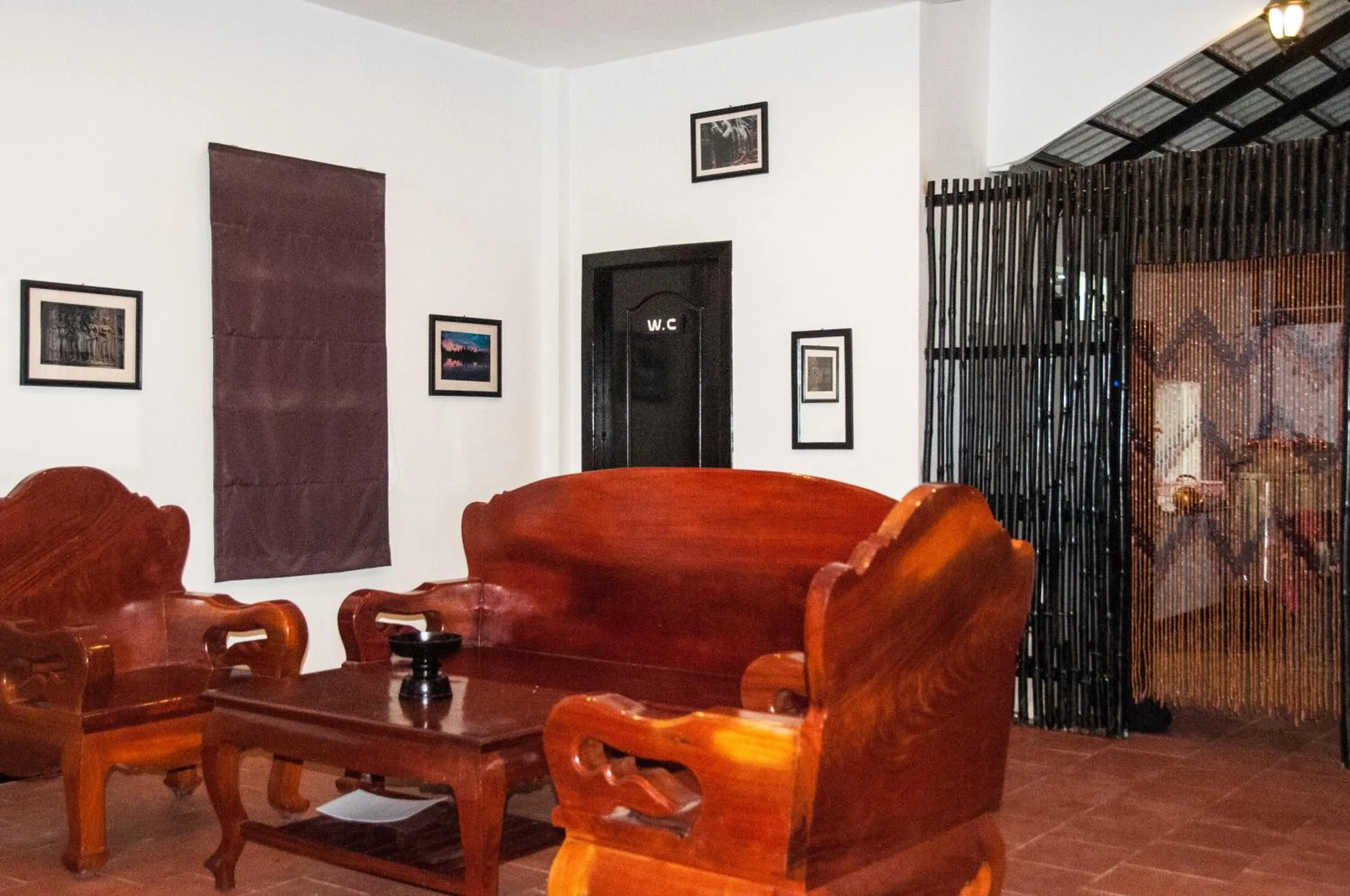 Living room in Private Boutique Home with Pool, The Fin Angkor Boutique