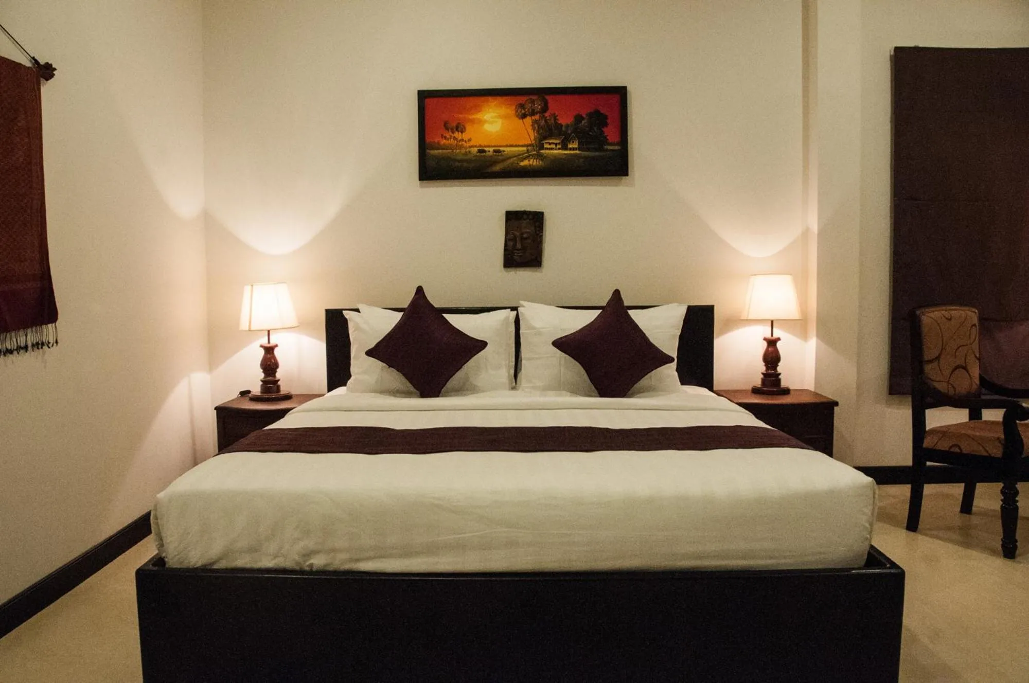 Bed in Private Boutique Home with Pool, The Fin Angkor Boutique