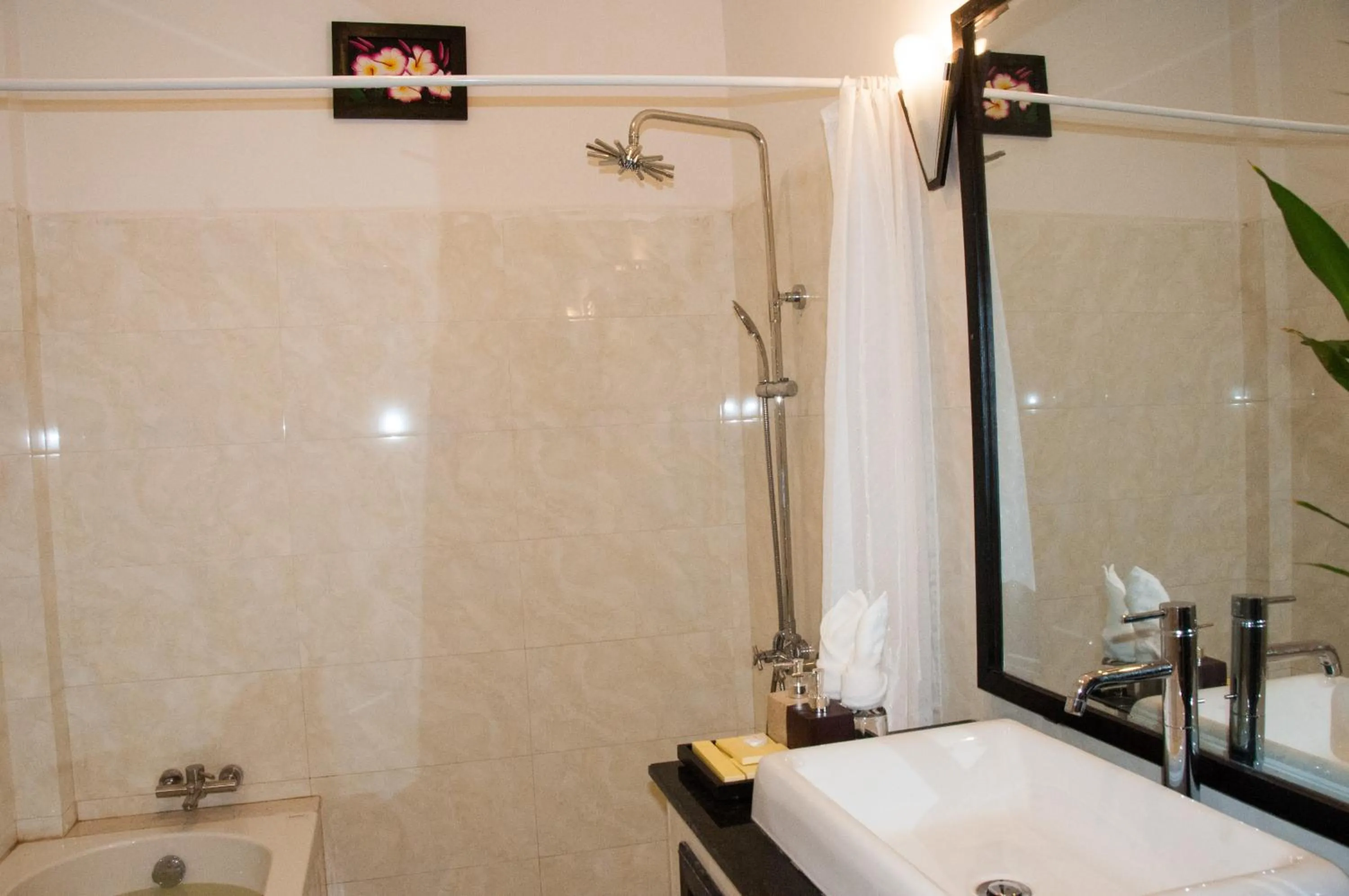 Bathroom in Private Boutique Home with Pool, The Fin Angkor Boutique